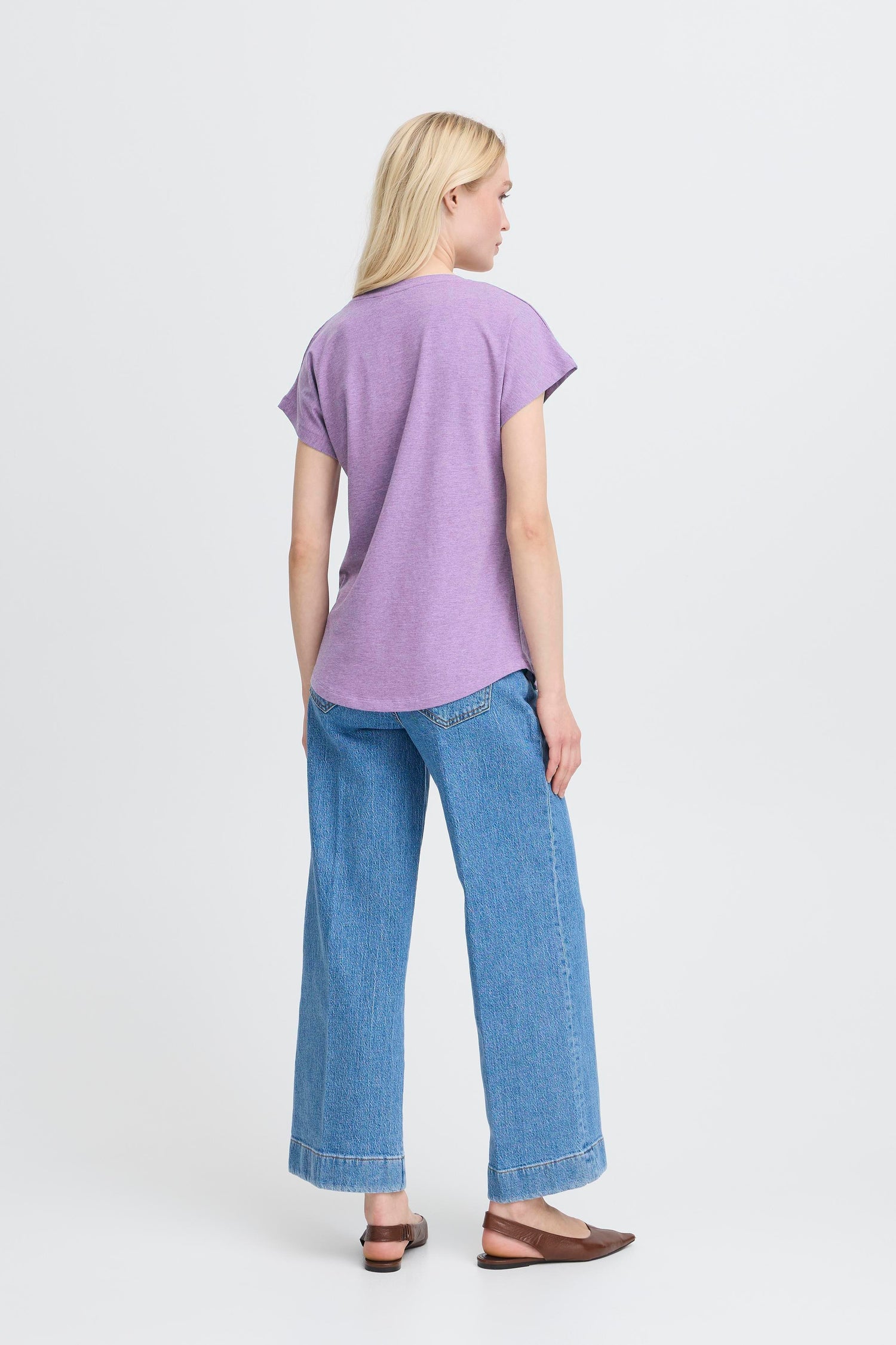 B.Young Pamila V-Neck Short Sleeve T-Shirt