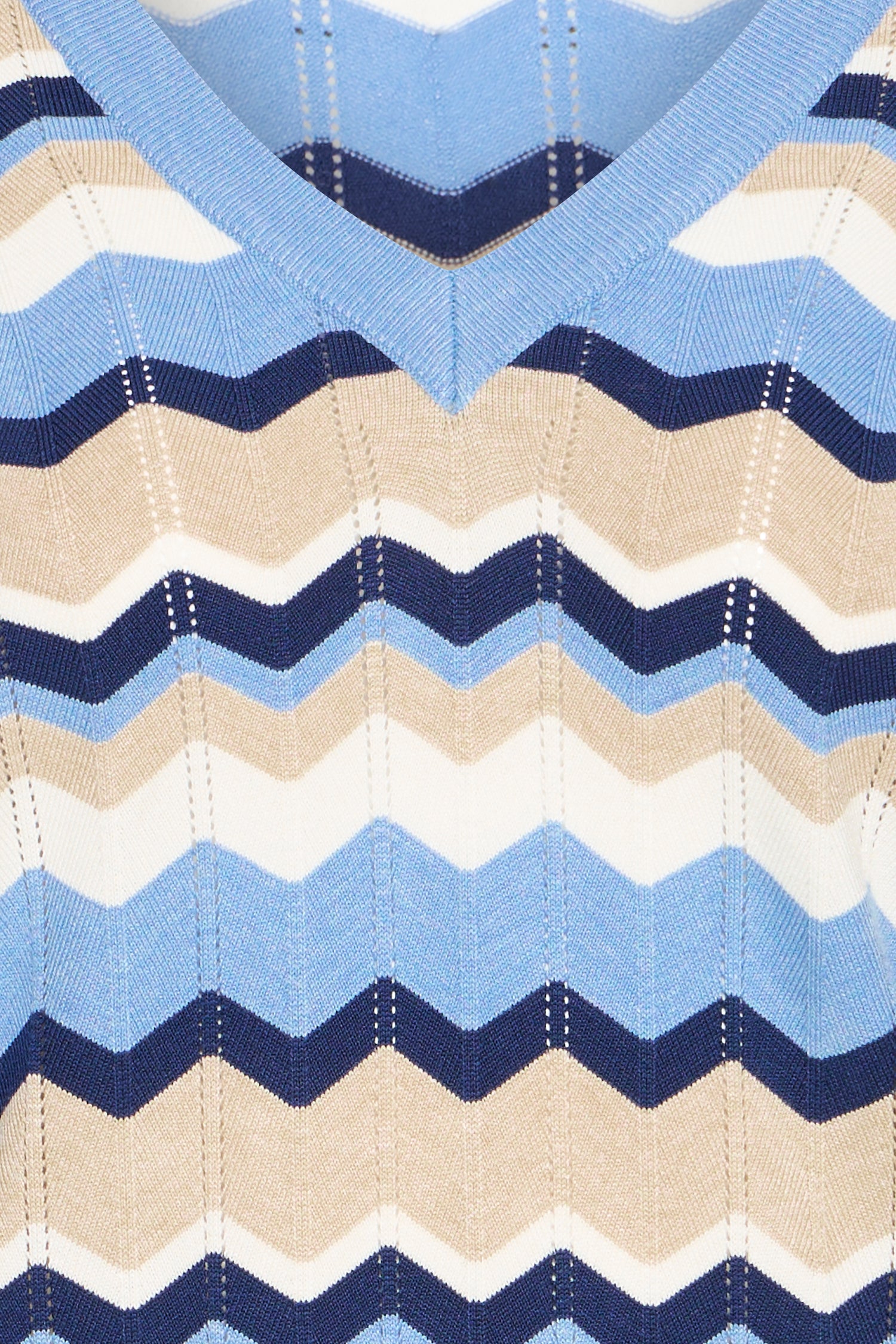 B. Young Mmorla V-Neck Pointelle Sweater