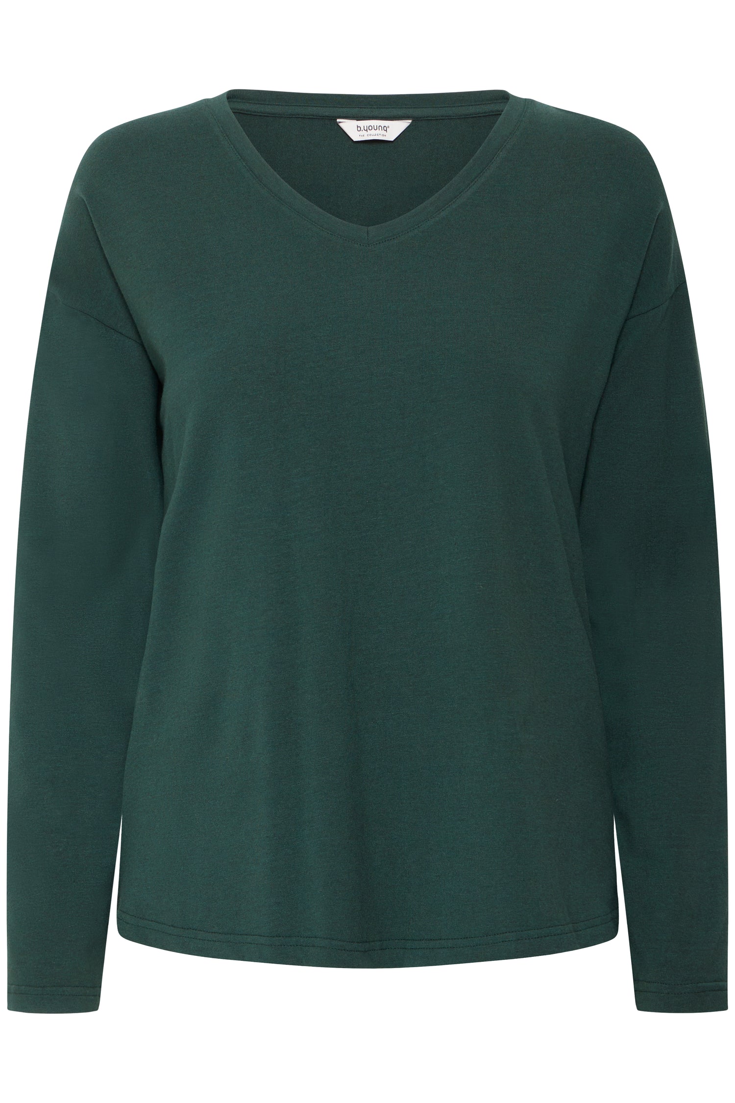 B.Young Pamila Long Sleeve V-Neck T-Shirt