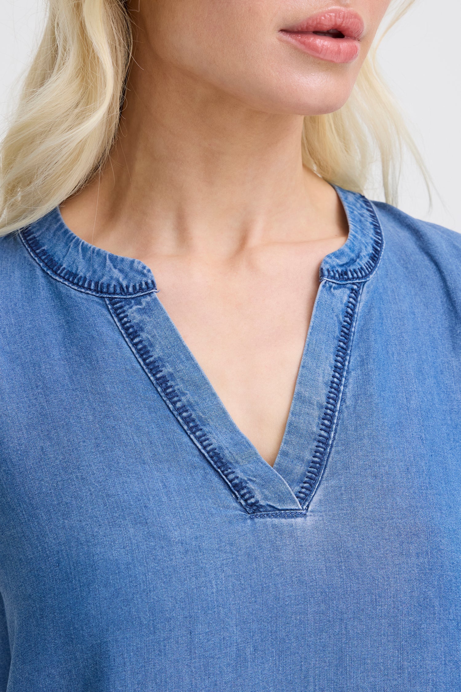 B. Young KosmoSleeveless Embroidered Shirt