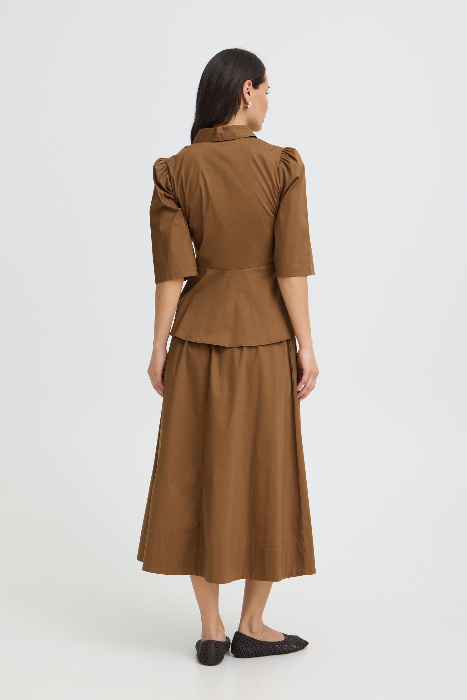 B.Young Issali Peplum Shirt
