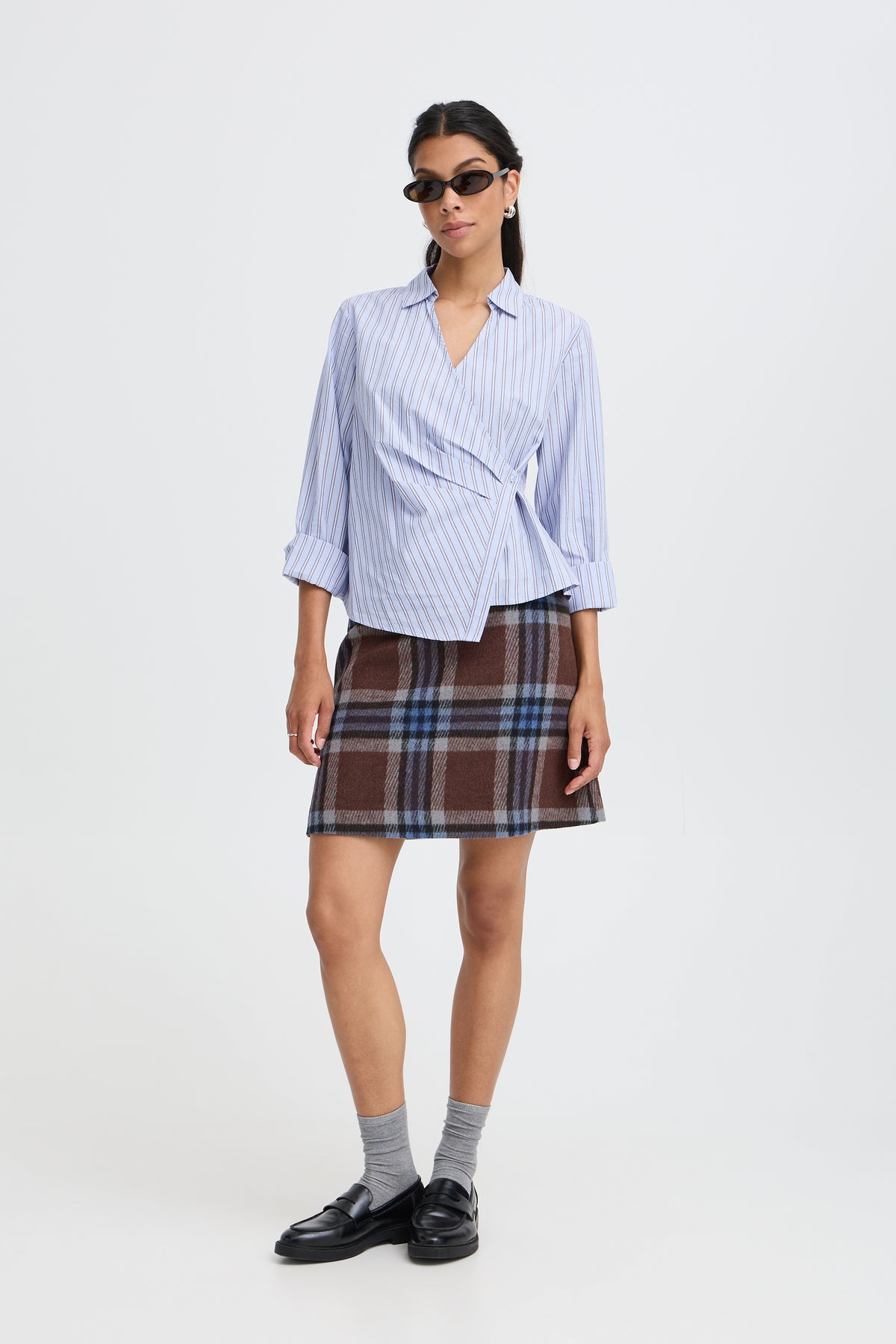 B.Young Hene Wrap Shirt