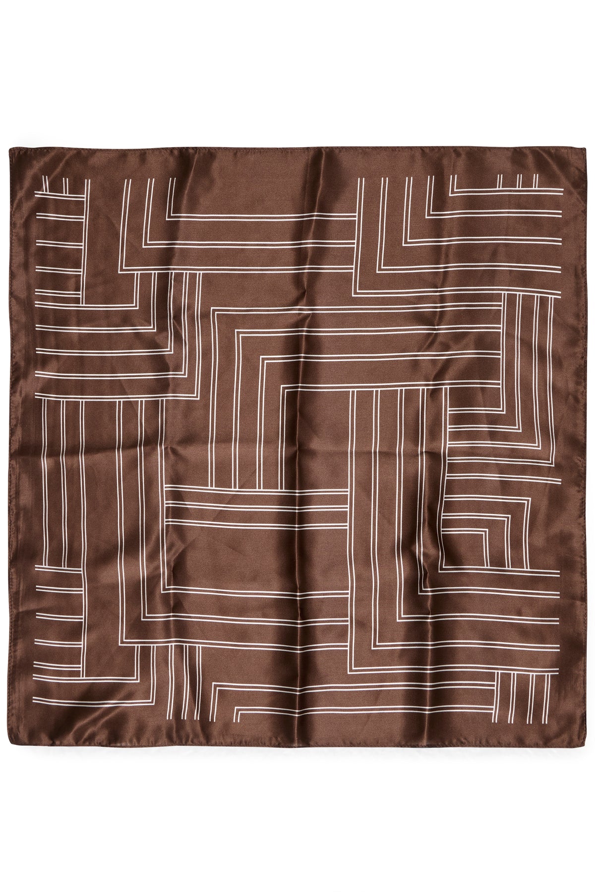 B. Young Wioltta Lines Silk Scarf