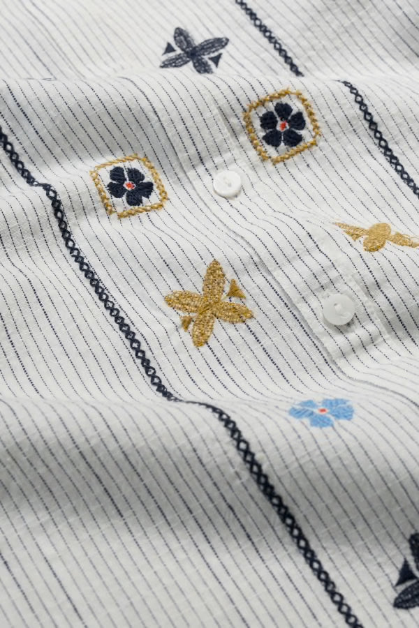 Seasalt Hope Cottage Embroidered Blouse