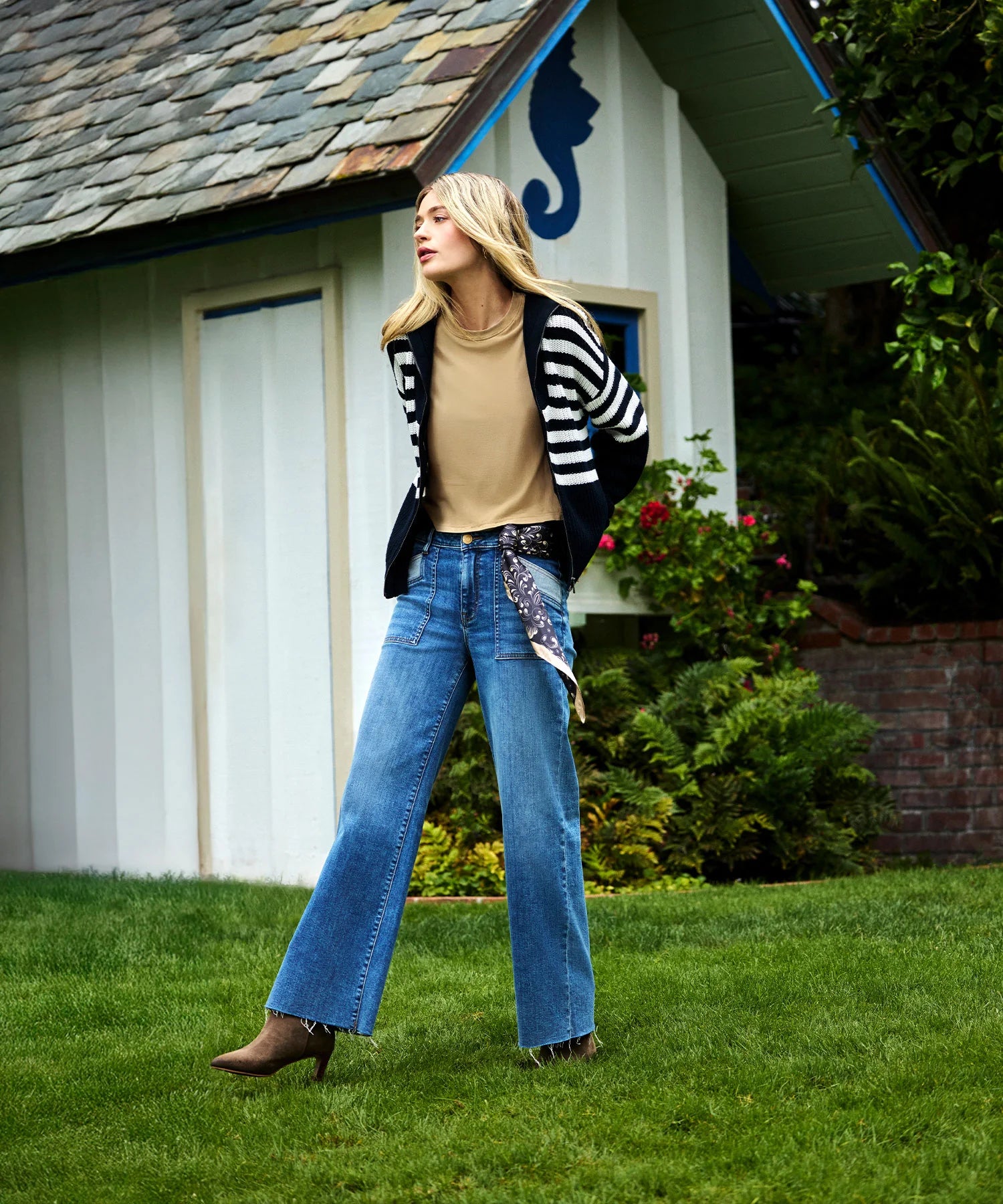 Kut From The Kloth Maya High Rise Wide Leg Jeans (Success Wash)