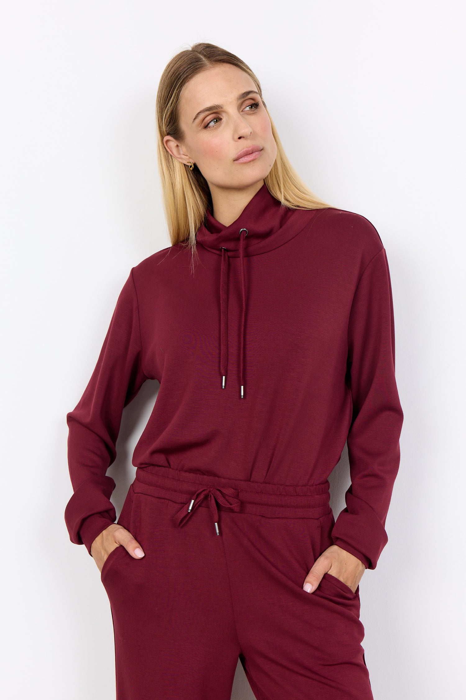 Soya Concept Banu Funnel Neck Sweatshirt