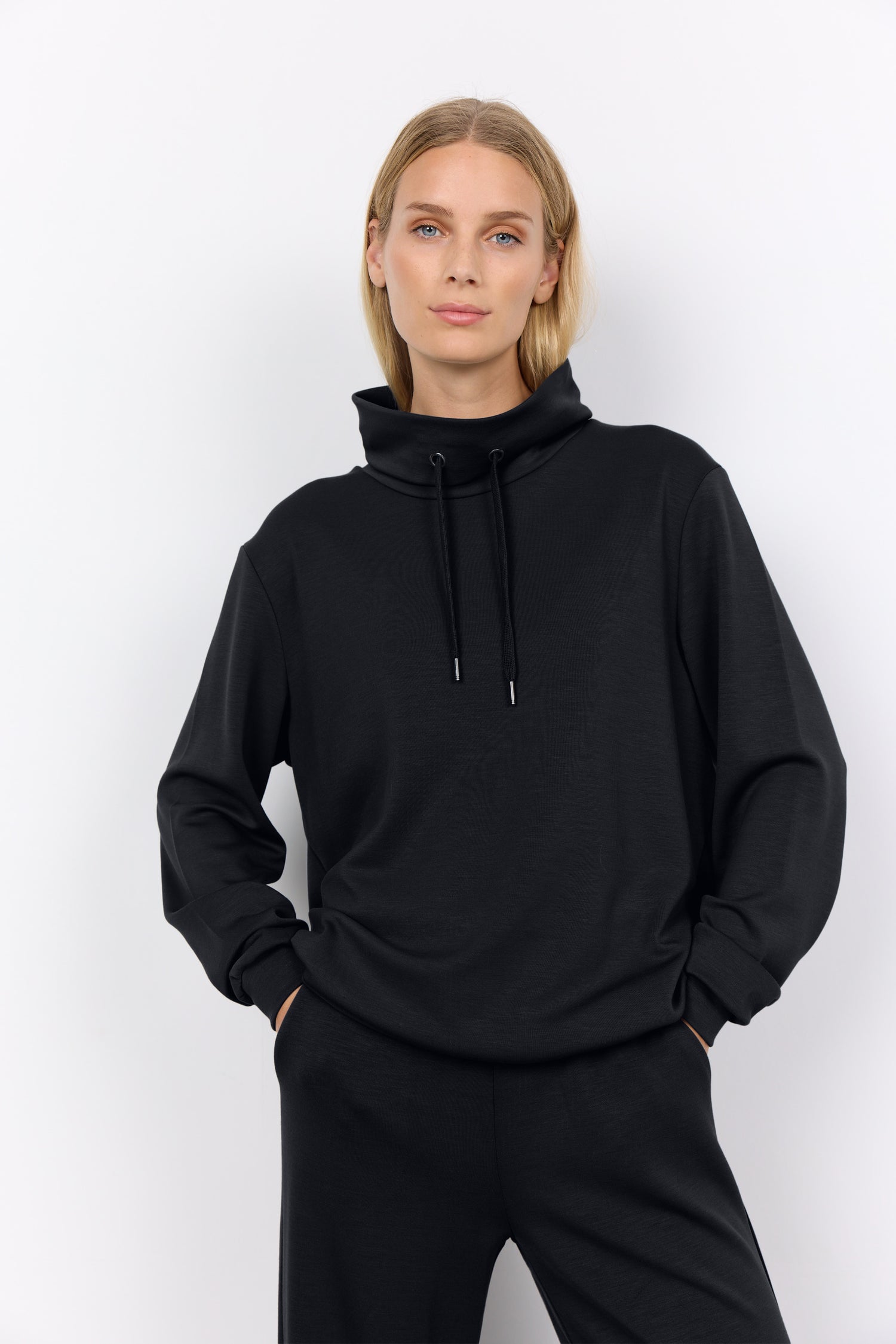 Soya Concept Banu Funnel Neck Sweatshirt