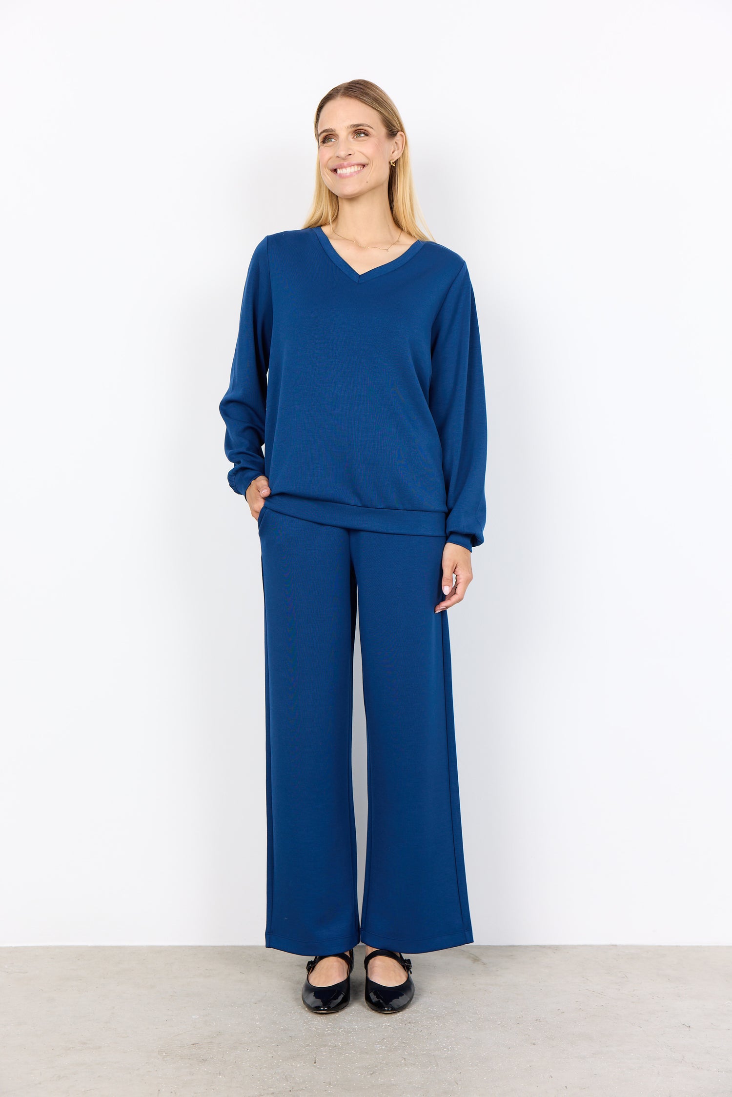 Soya Concept Banu V-Neck Sweatshirt