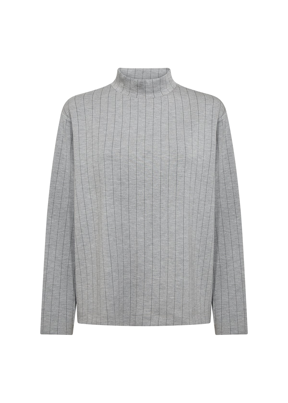 Soya Concept Vivi Stripe Mock Neck Sweatshirt