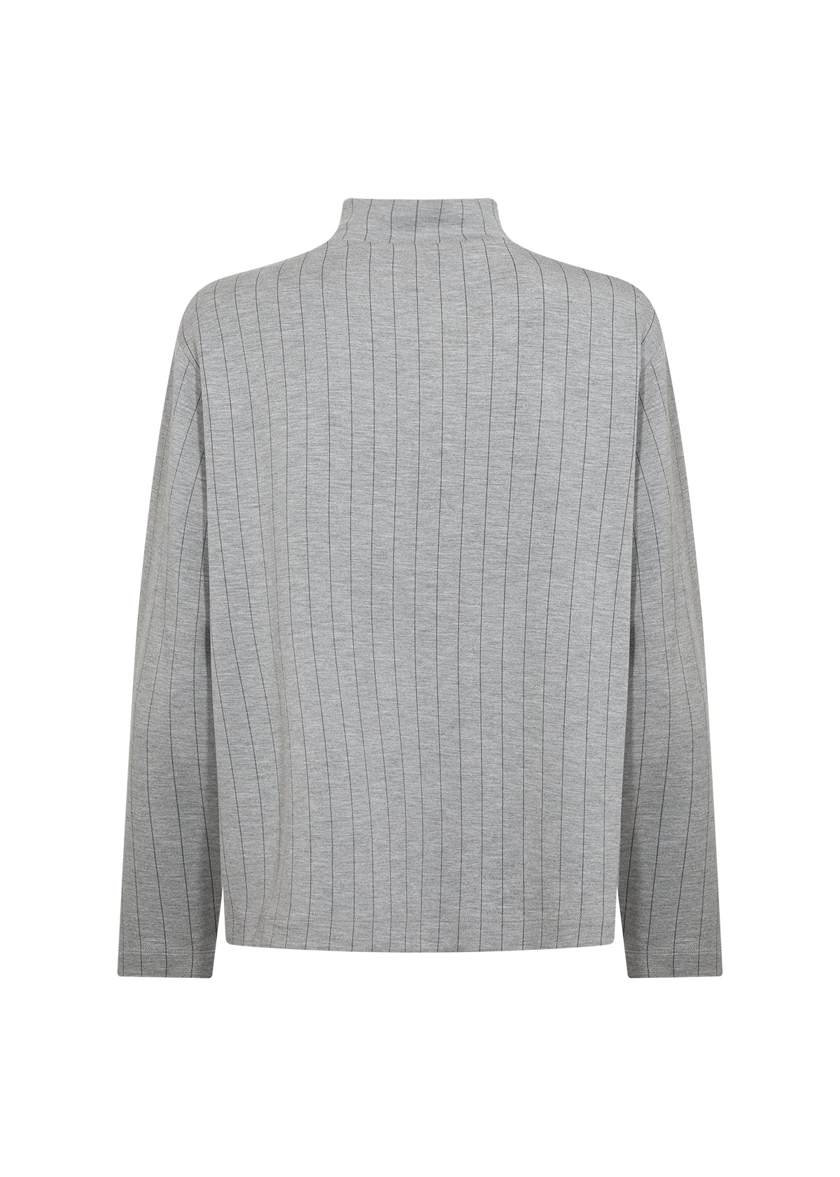 Soya Concept Vivi Stripe Mock Neck Sweatshirt