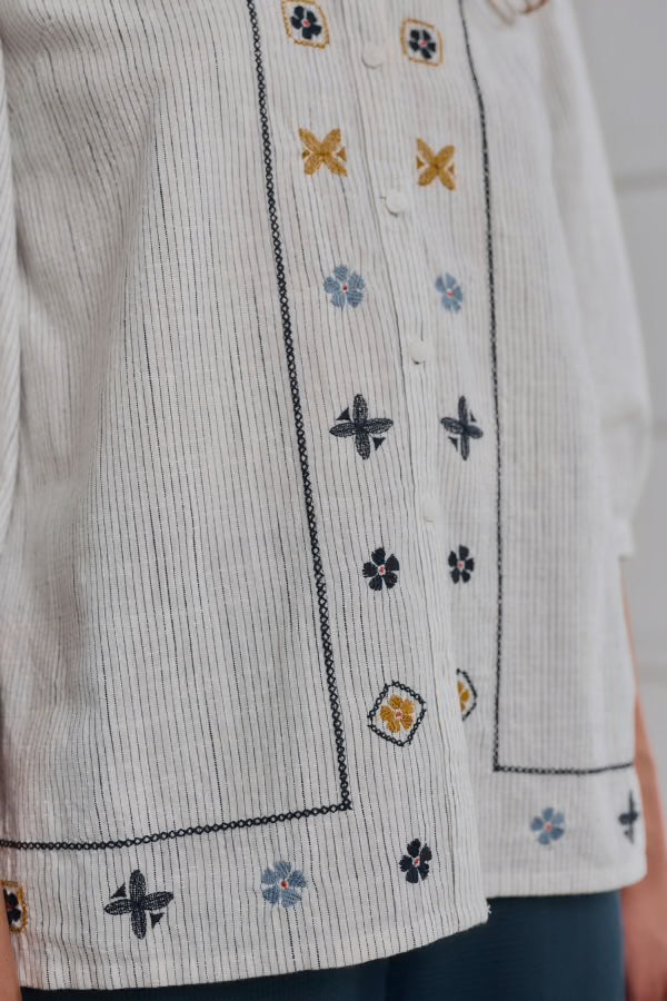 Seasalt Hope Cottage Embroidered Blouse