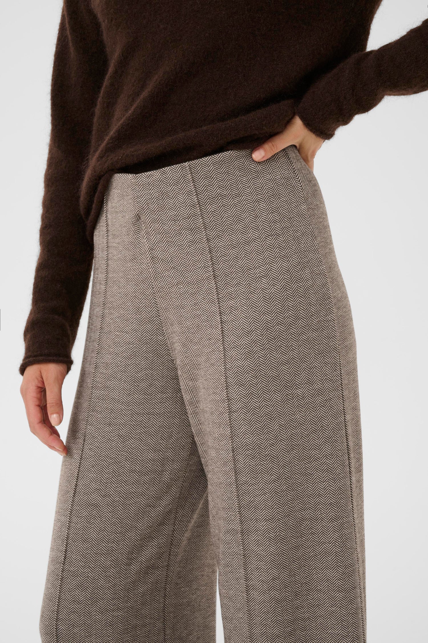 Part Two Ilisan Pants (Gamache Herringbone)