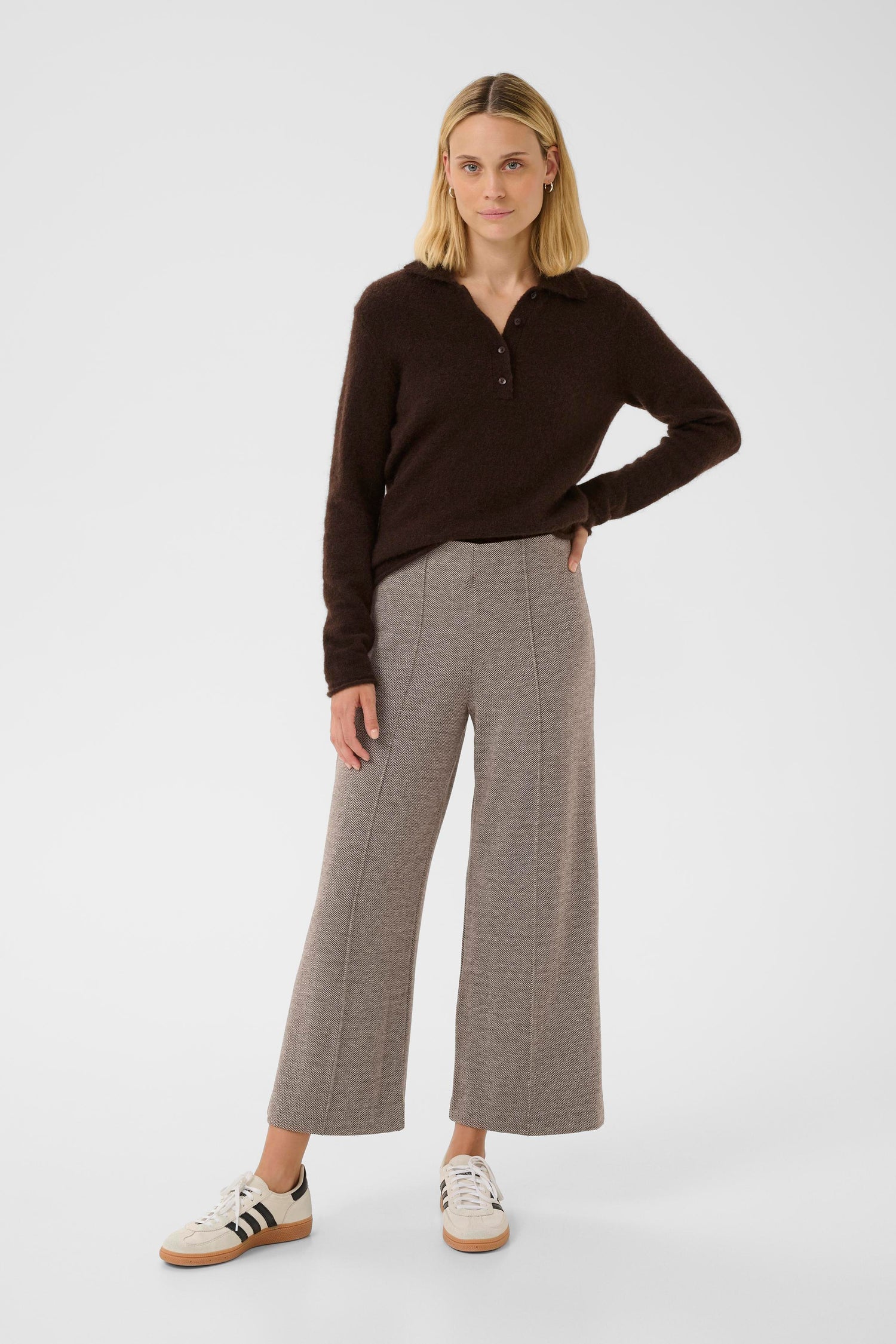 Part Two Ilisan Pants (Gamache Herringbone)