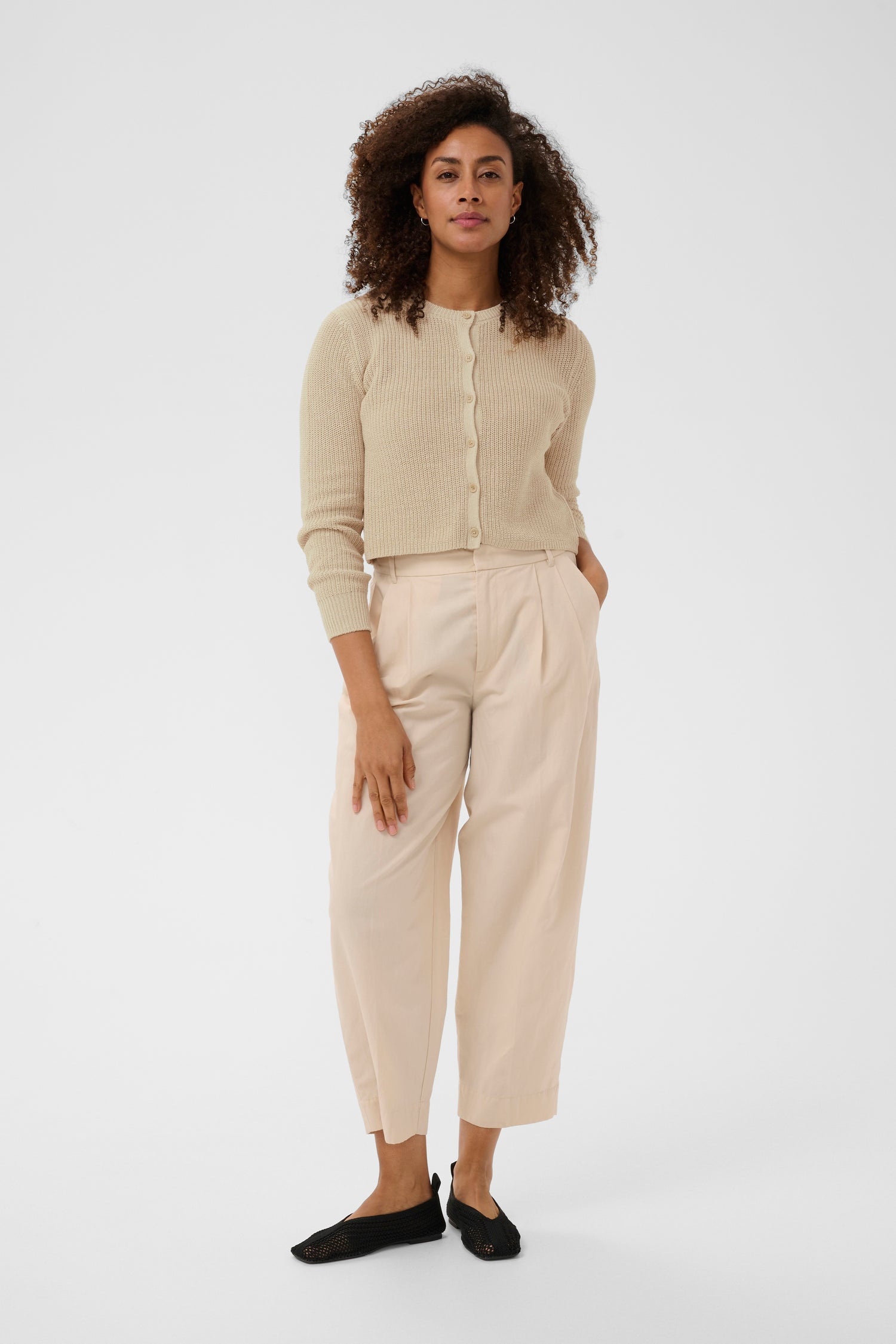 Part Two Gigia Linen Blend Cardigan
