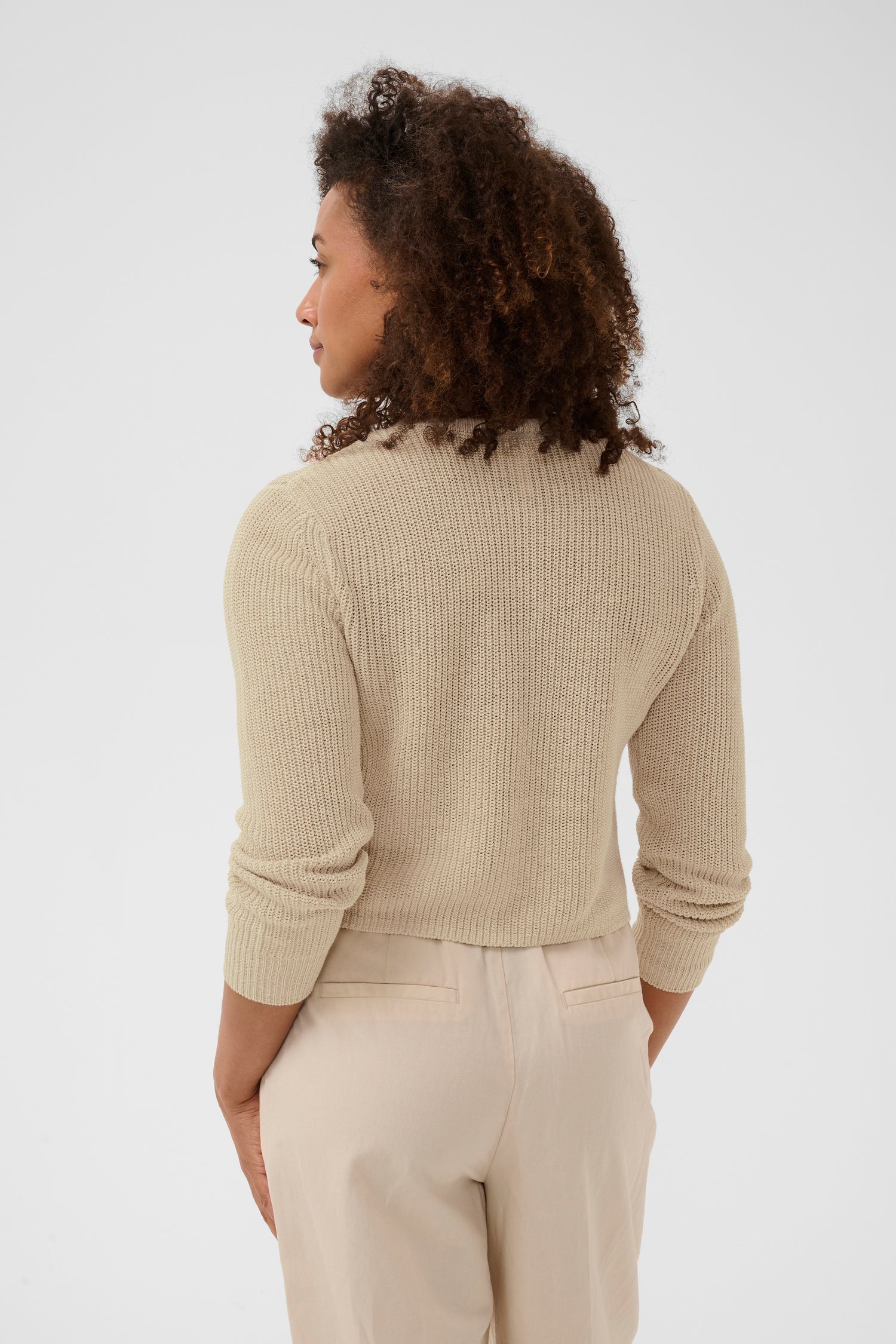 Part Two Gigia Linen Blend Cardigan