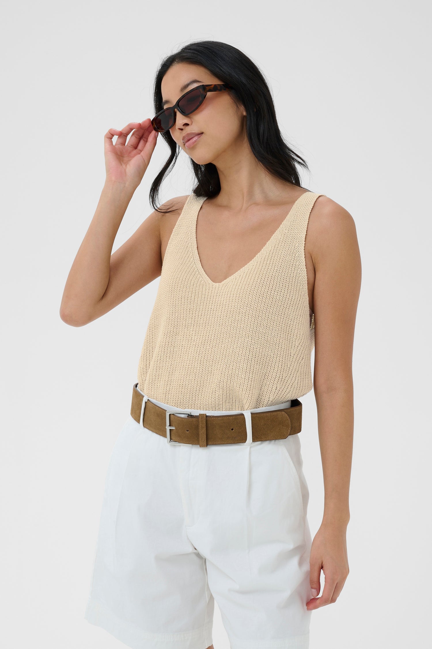 Part Two Rebecca Linen Blend Top