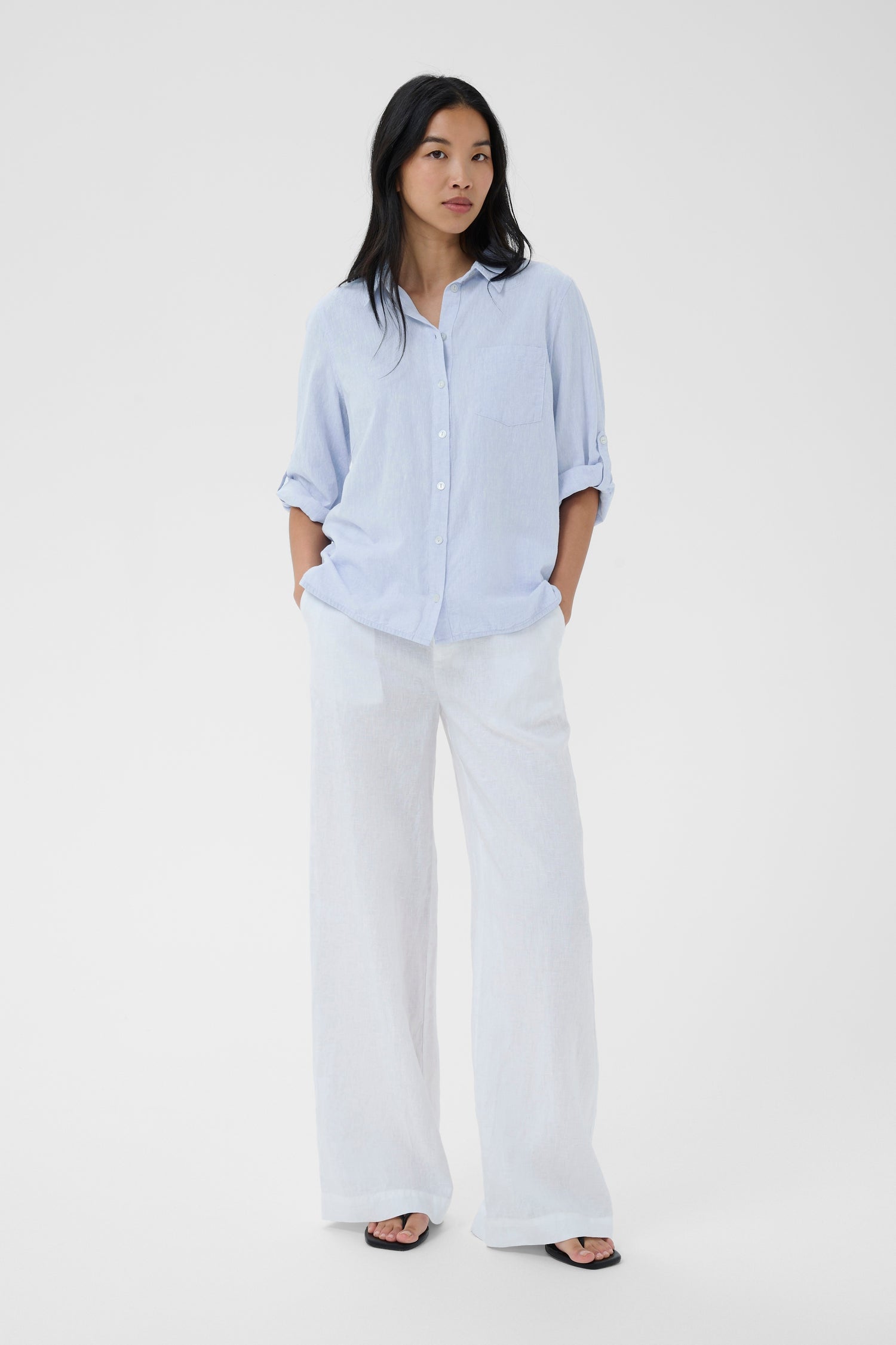 Part Two Cindie Linen Blend Blouse