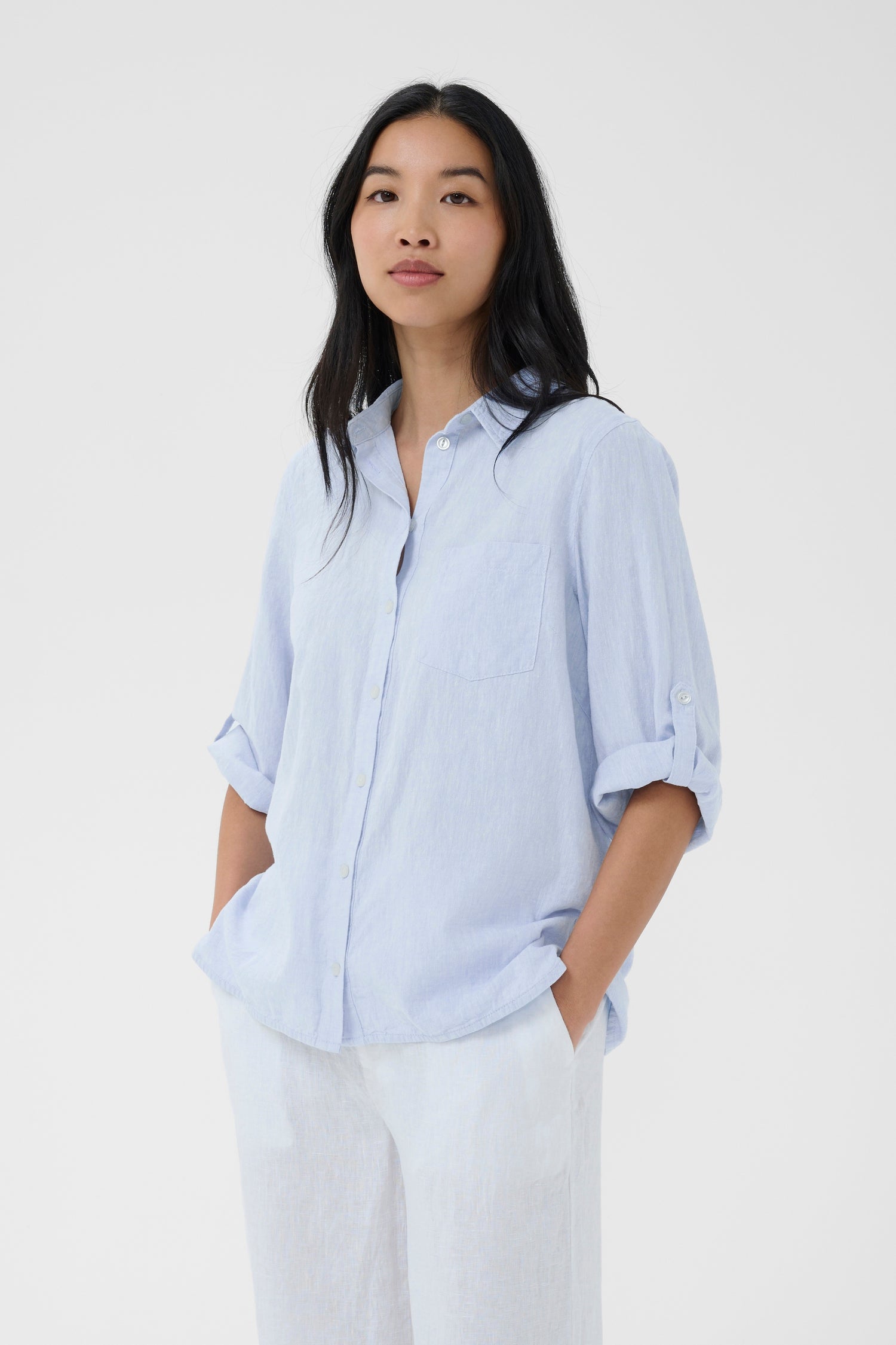 Part Two Cindie Linen Blend Blouse