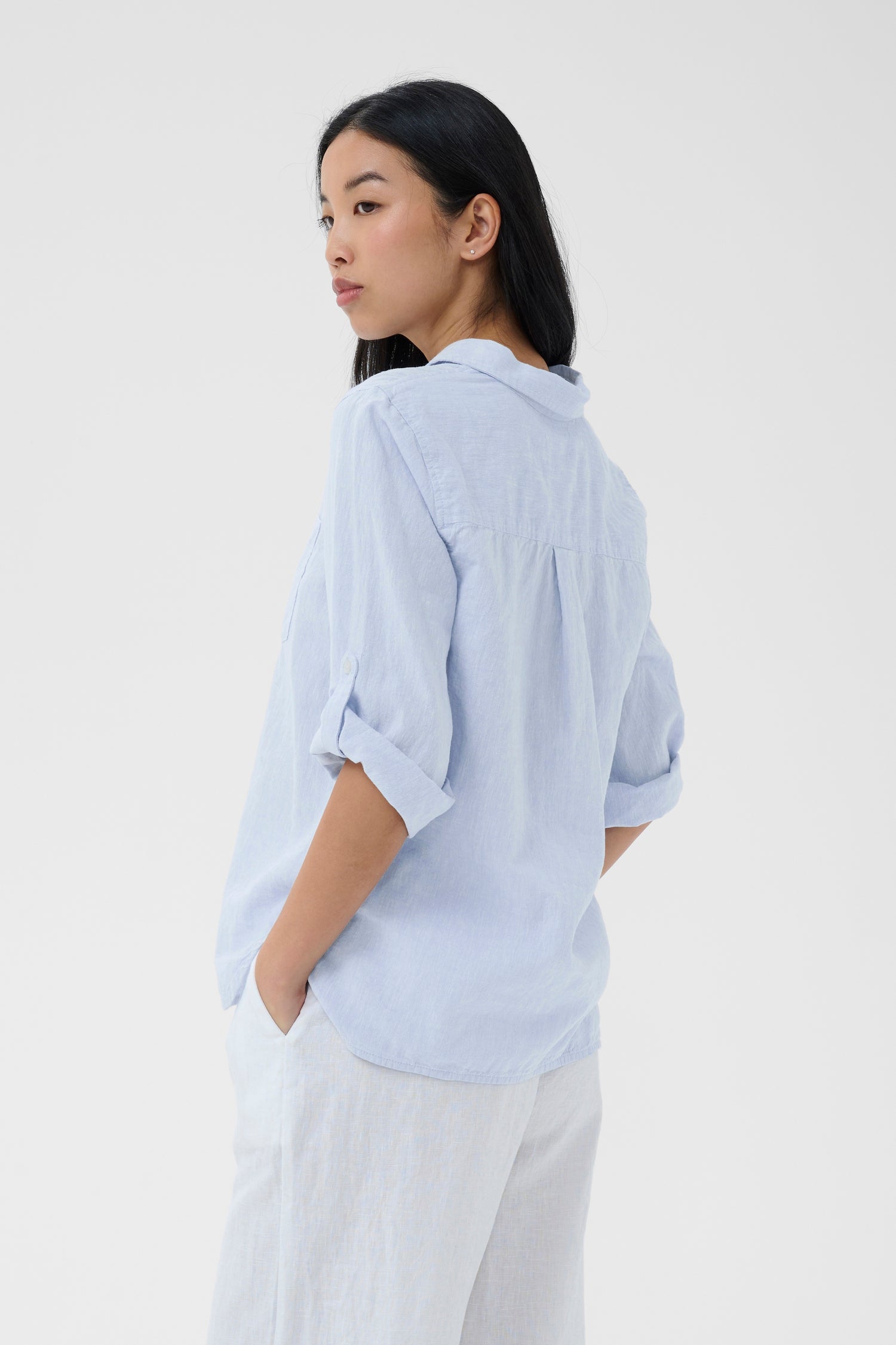 Part Two Cindie Linen Blend Blouse