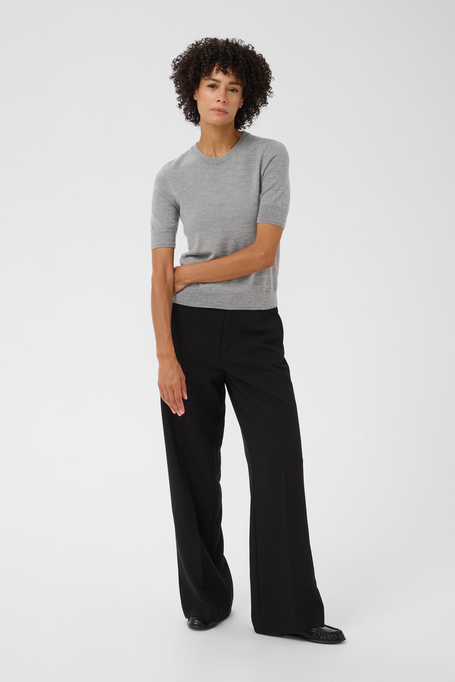 Part Two Natanya Sweater (Medium Grey Melange)