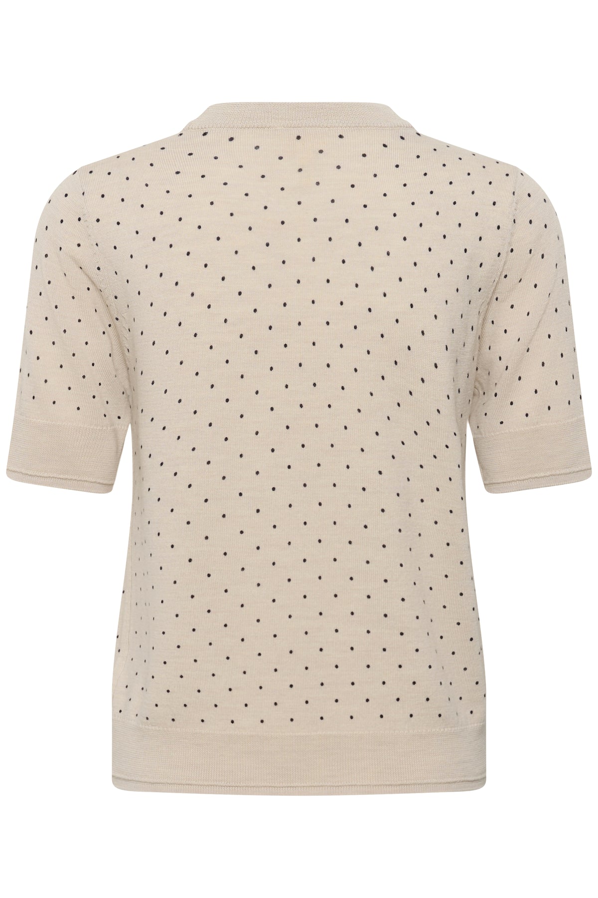 Part Two Natanya Sweater (Natural Dark Navy Dot)
