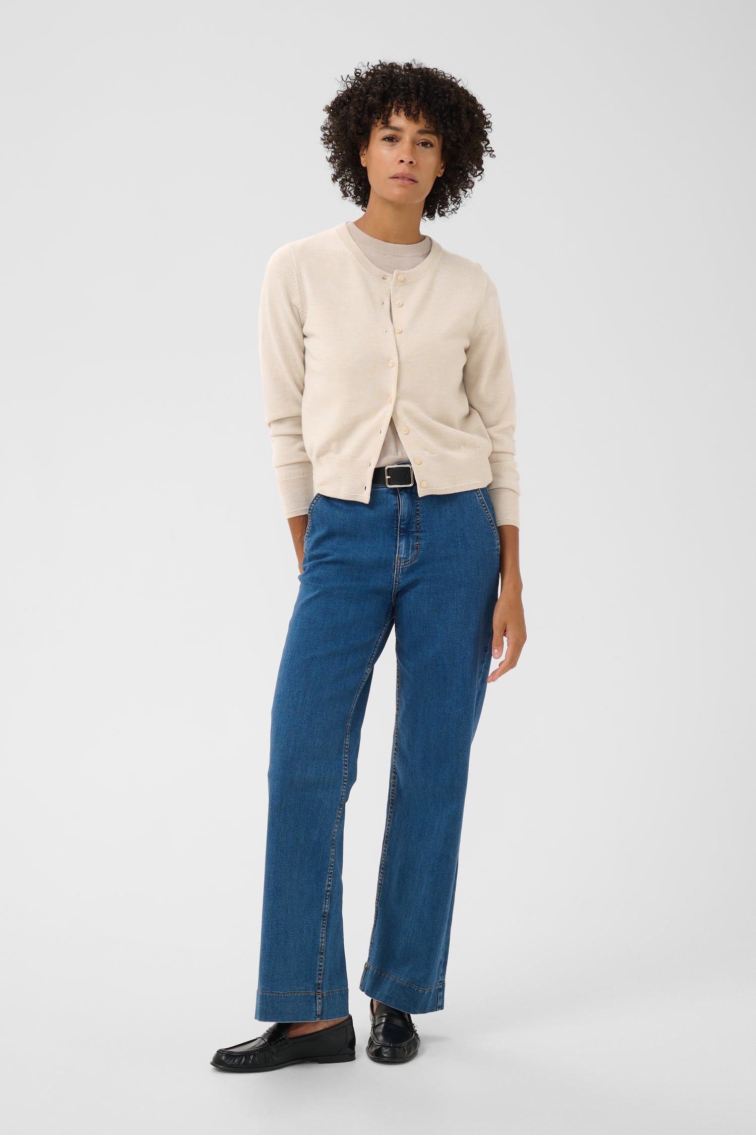 Part Two Noelani Cardigan (Natural Melange)