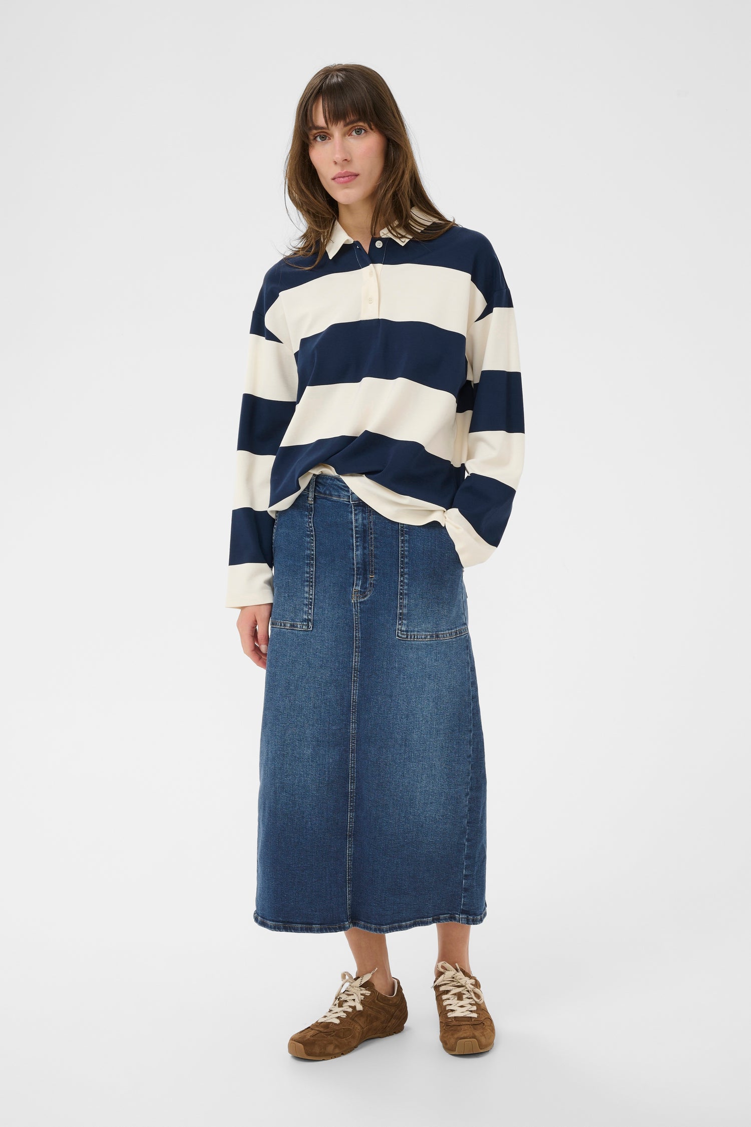 Part Two Aiya Denim Skirt