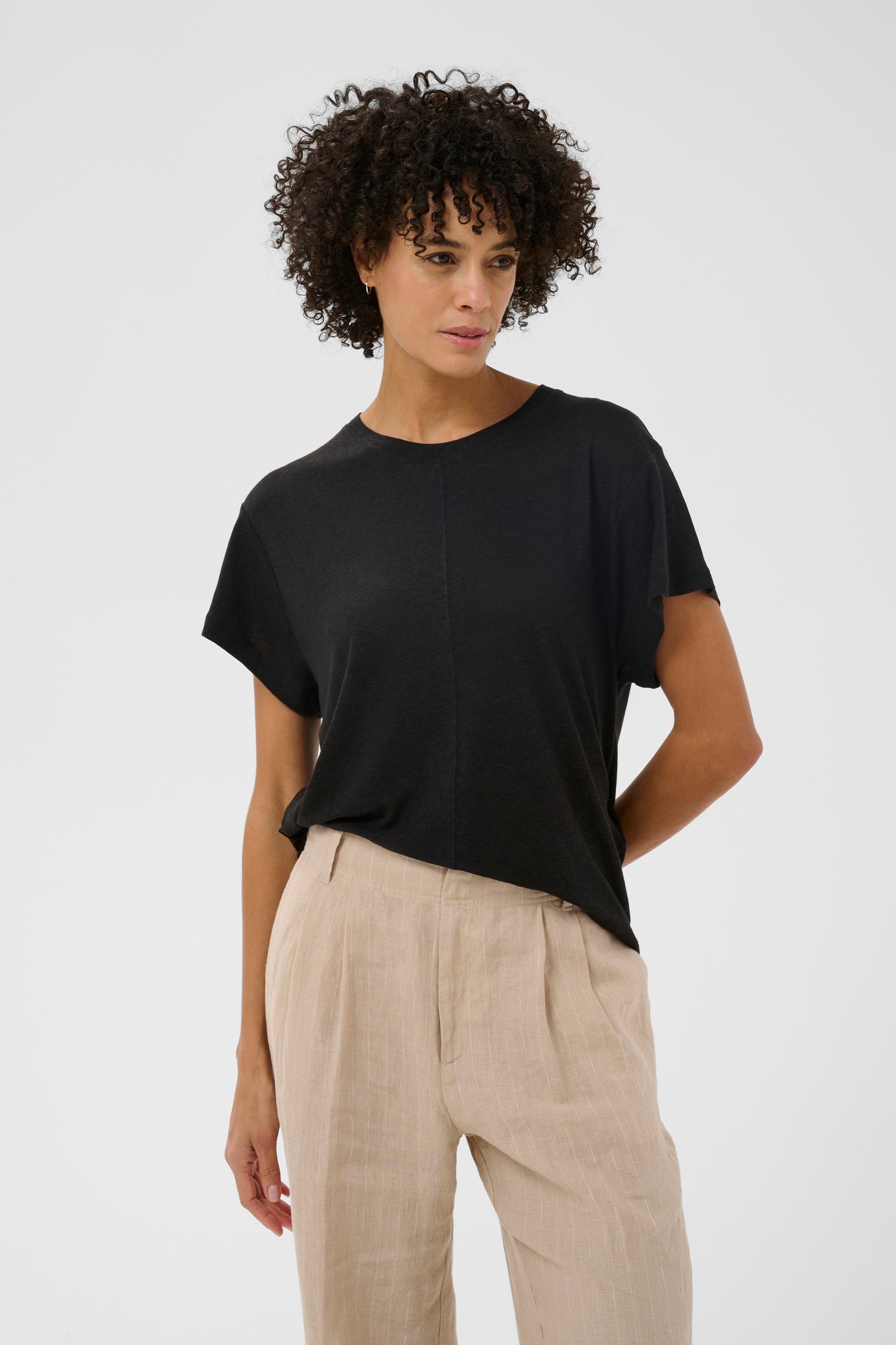 Part Two Anemona Linen Blend T-Shirt