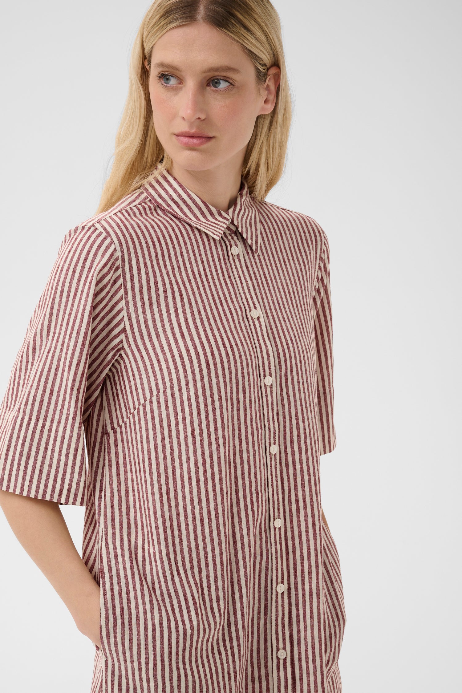 Part Two Berrit Linen Blend Dress