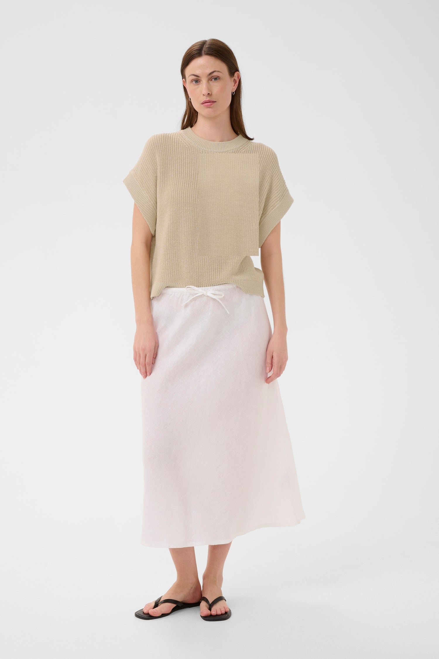 Part Two Belisia Linen Blend Pullover