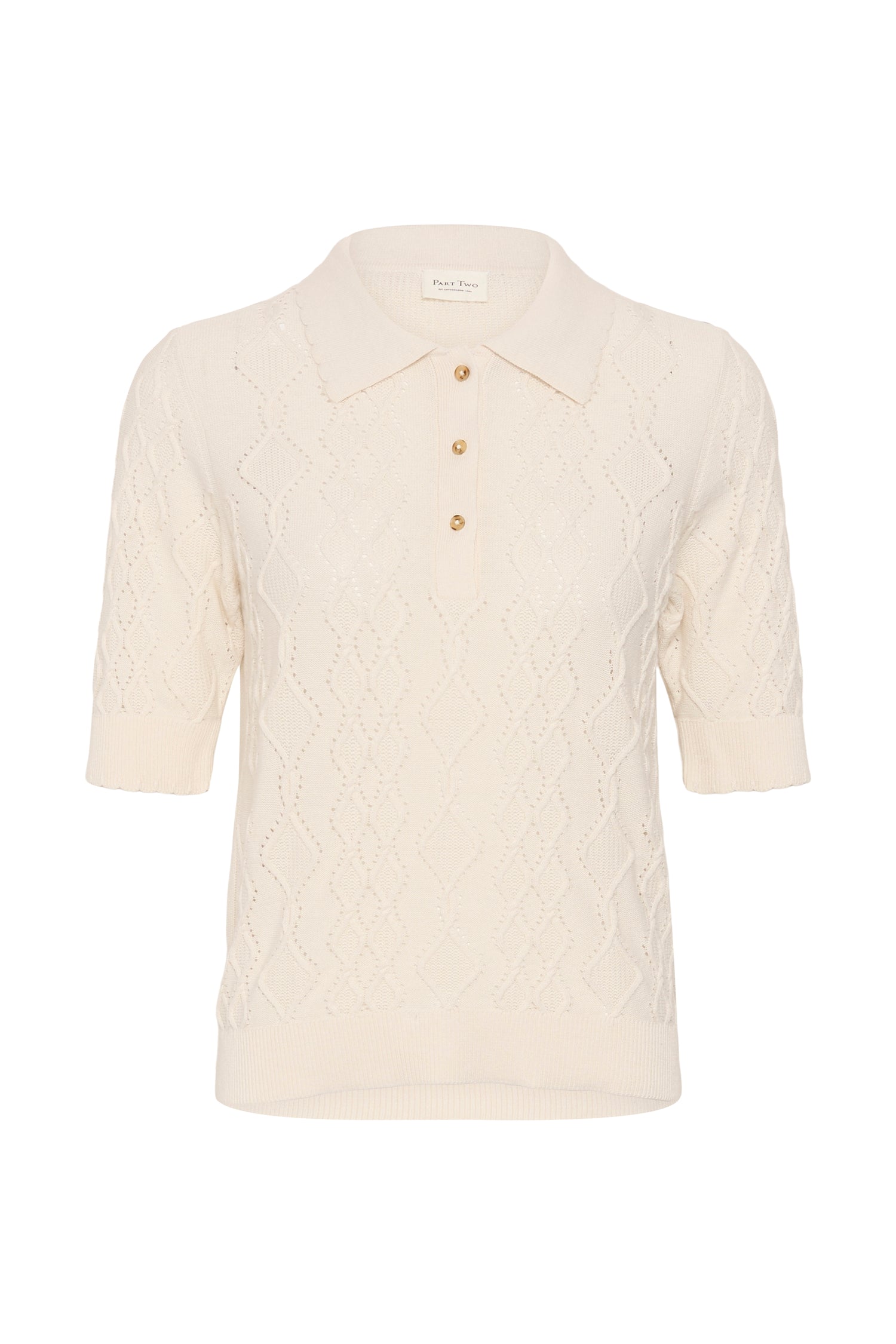 Part Two Cinia Cotton Polo Sweater