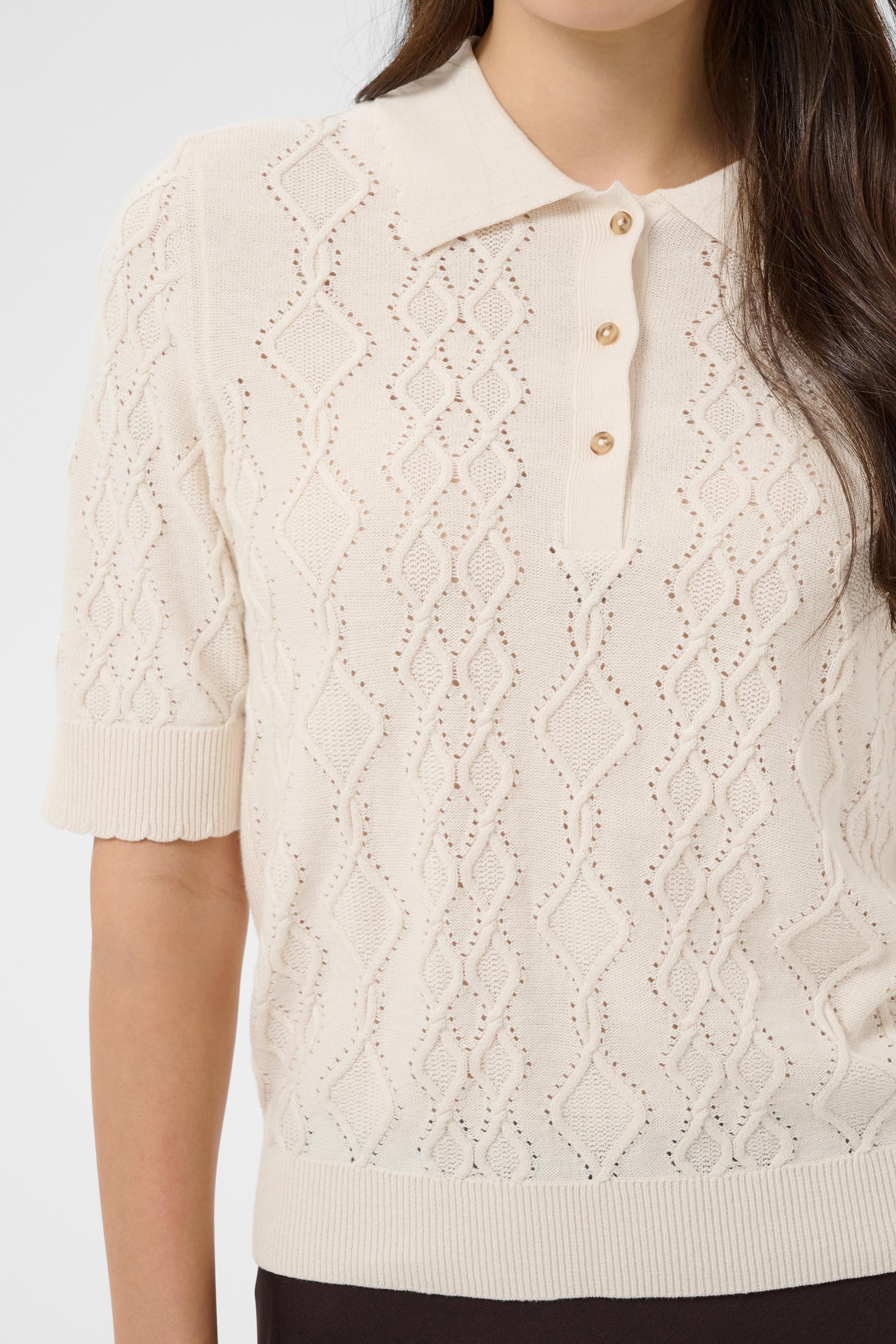 Part Two Cinia Cotton Polo Sweater