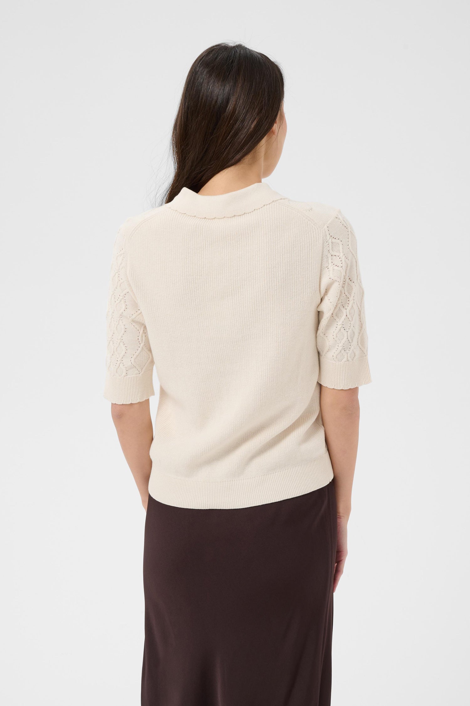 Part Two Cinia Cotton Polo Sweater