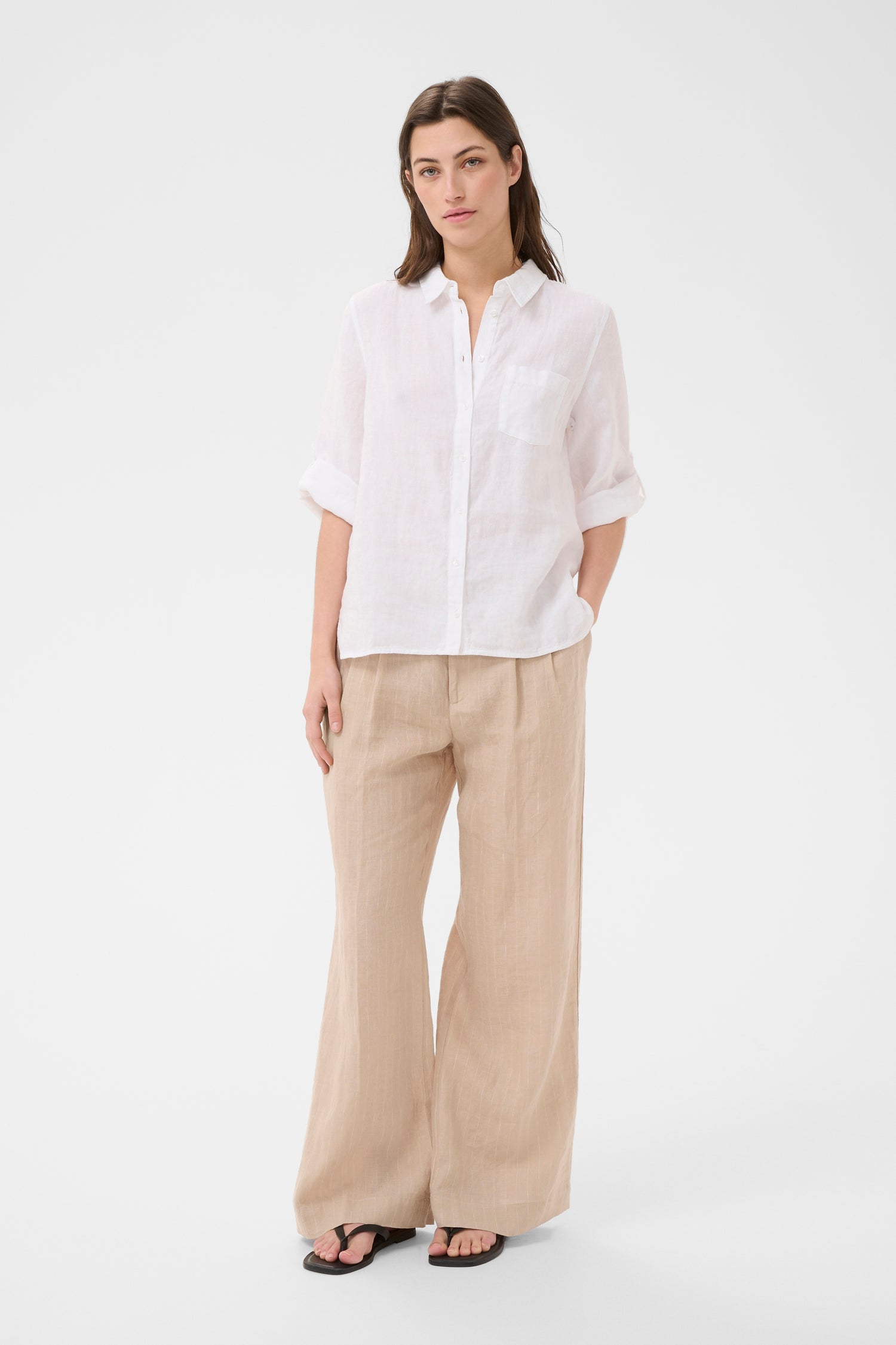 Part Two Cindie Linen Blend Blouse