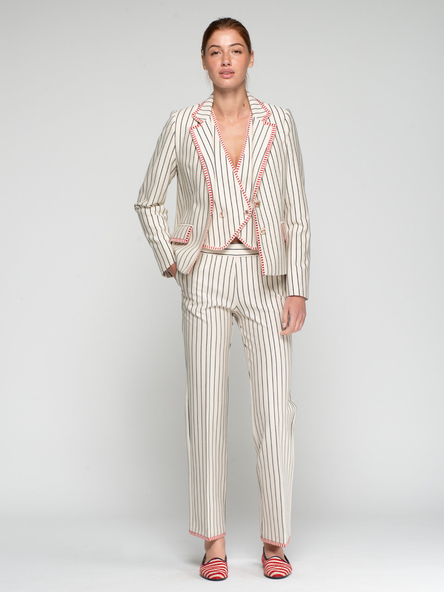 Vilagallo Pin Stripe Blazer