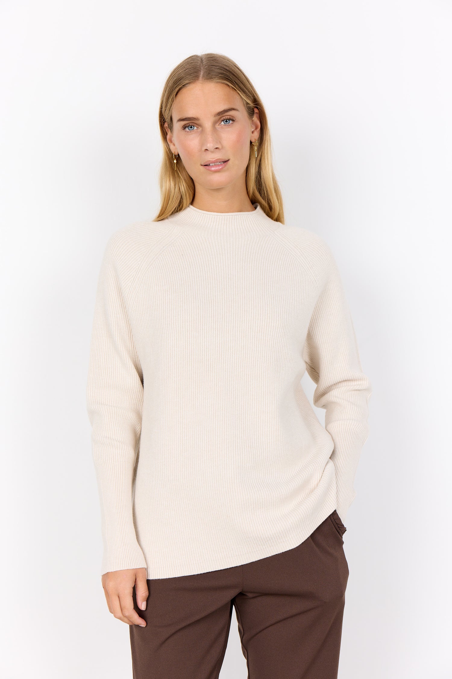 Soya Concept Kanita Mock Neck Sweater