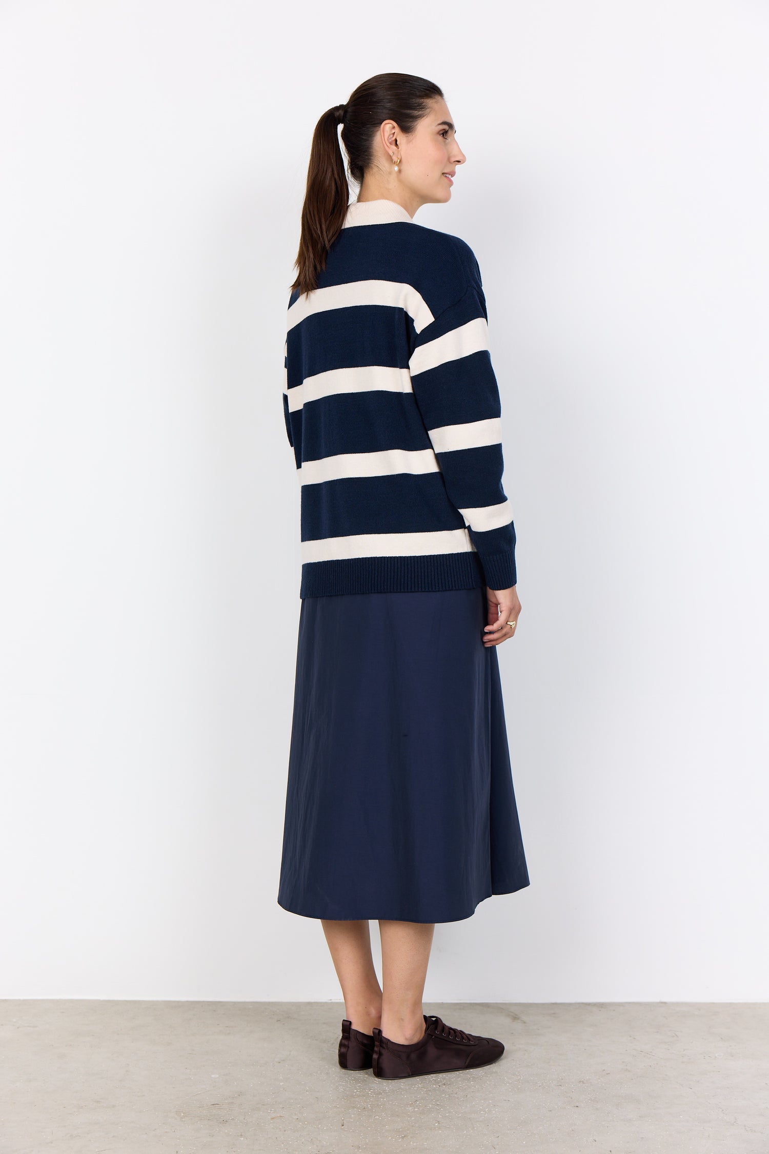 Soya Concept Kanita Stripe Polo Sweater