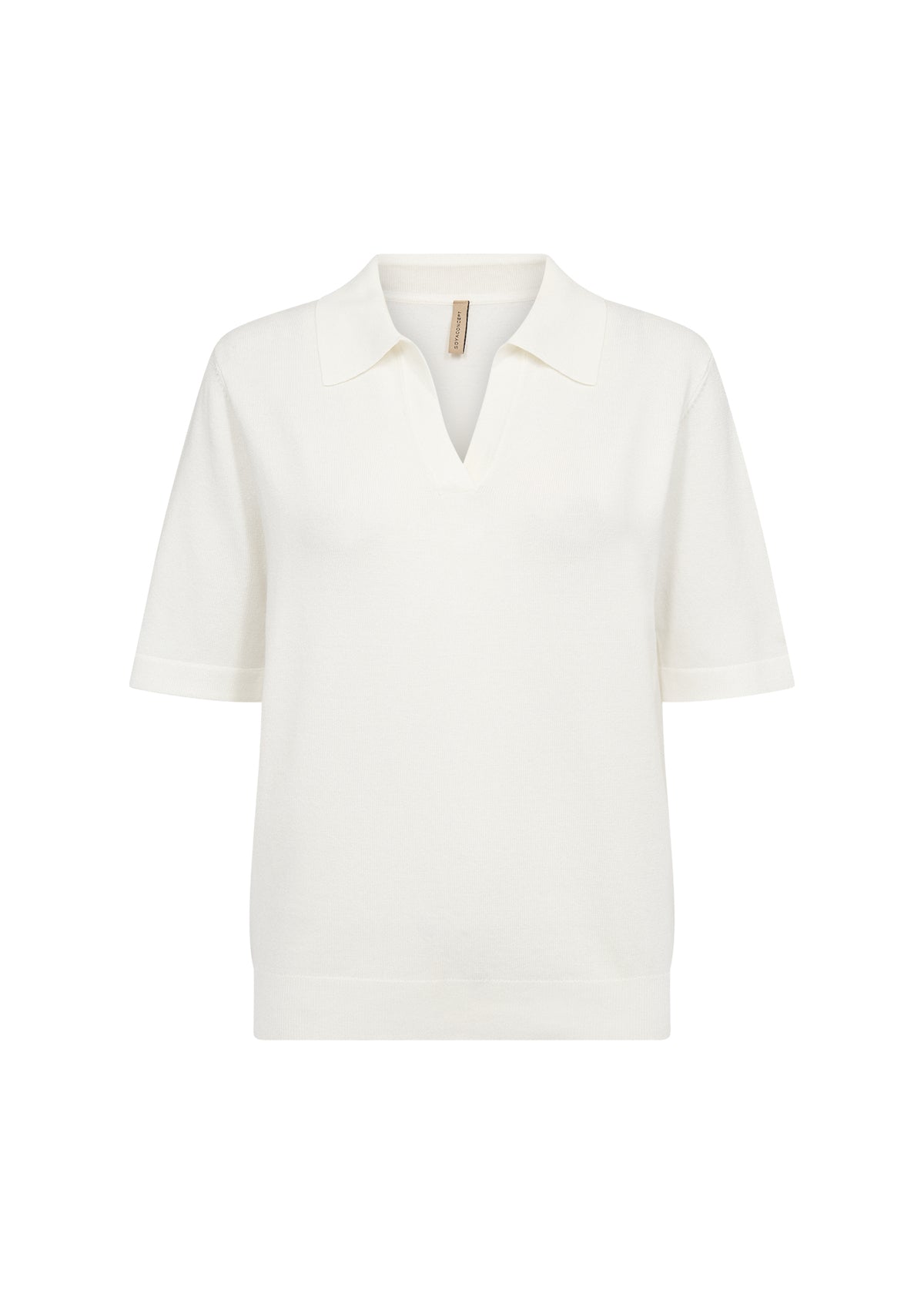 Soya Concept Short Sleeve Polo Sweater