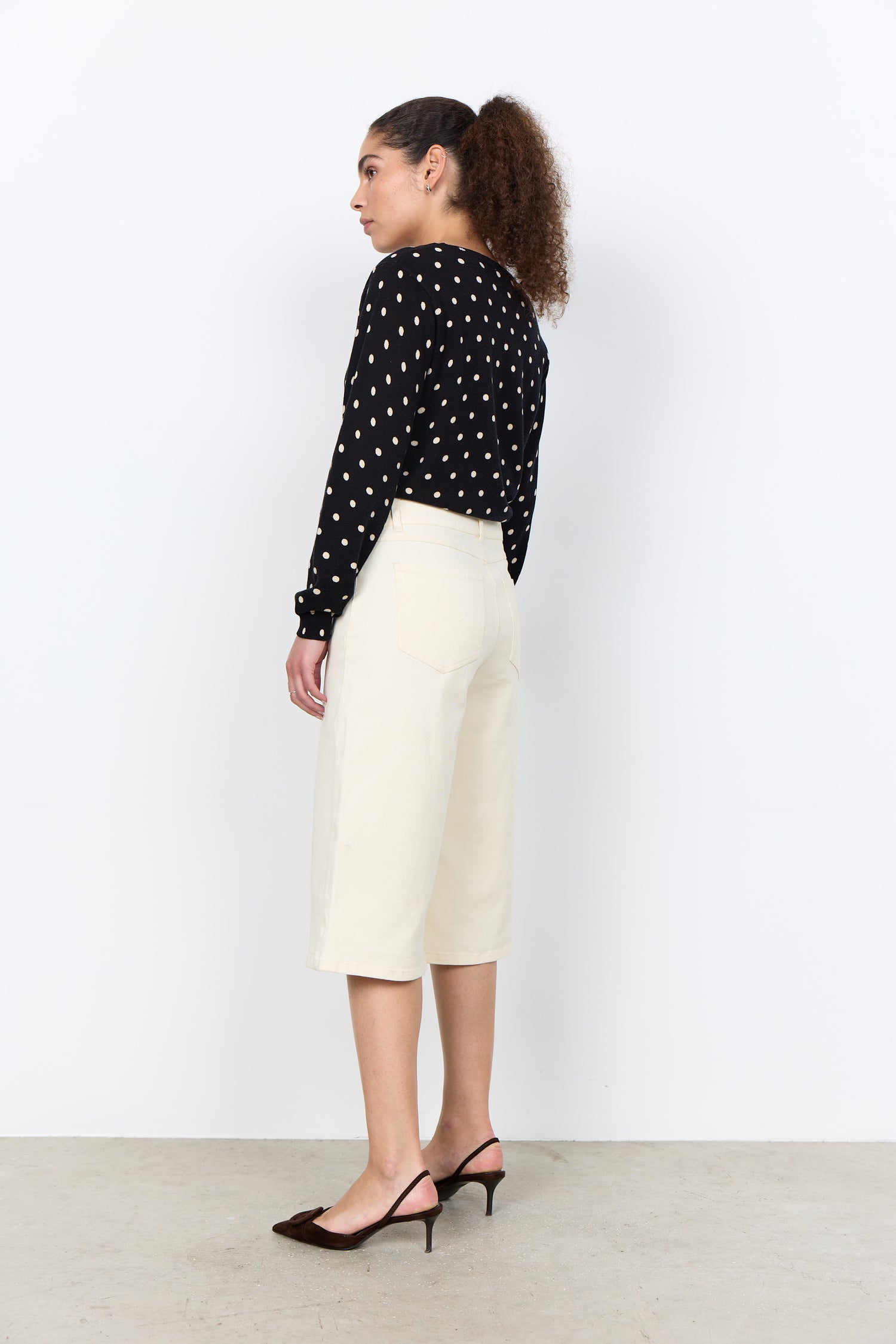 Soya Concept Gea Dot Cotton Cardigan