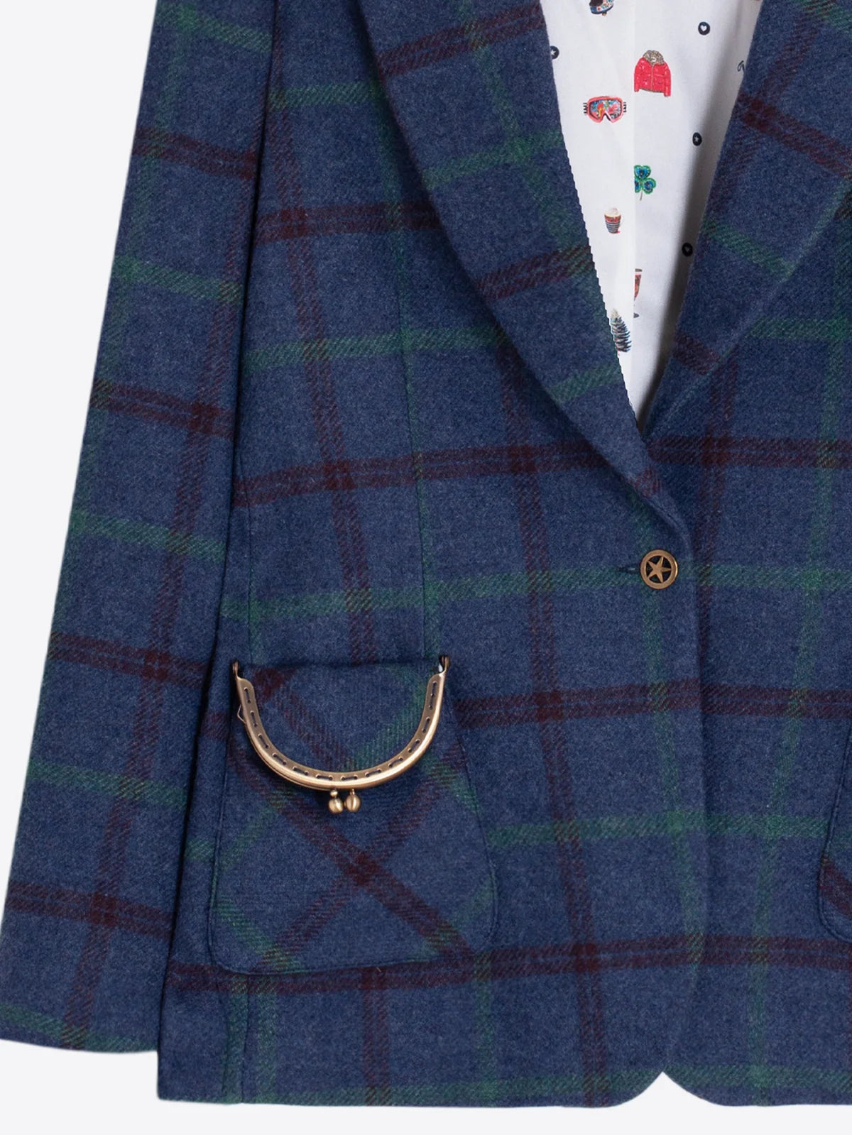 Vilagallo Clutch Clasp Pocket Blazer