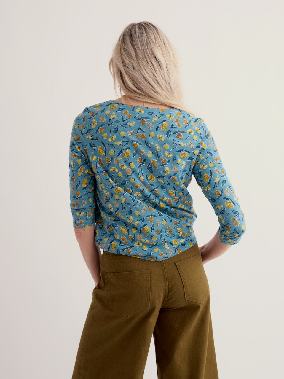 Seasalt Studio Glass 3/4 Sleeve Top