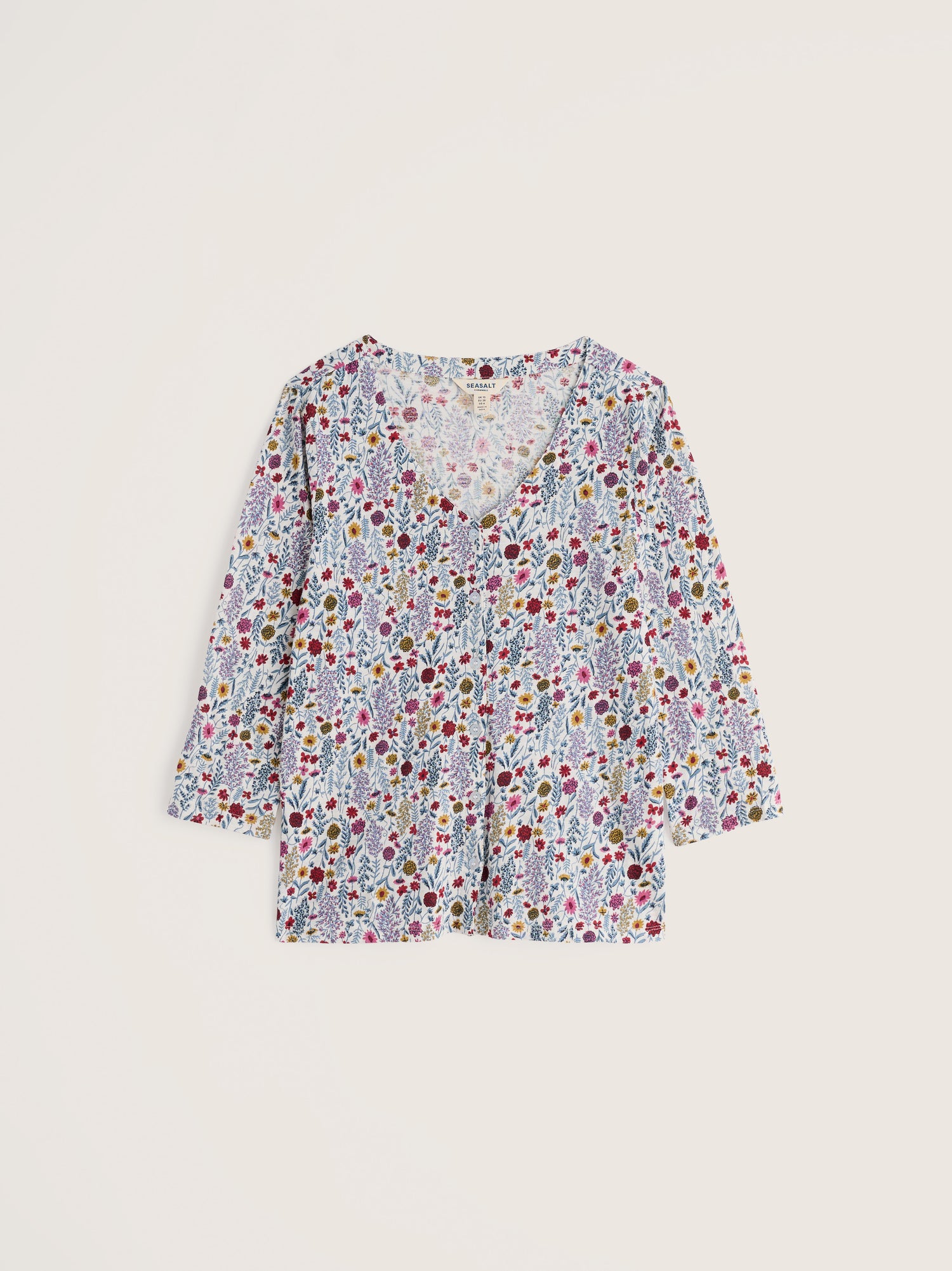 Seasalt Studio Glass 3/4 Sleeve Top