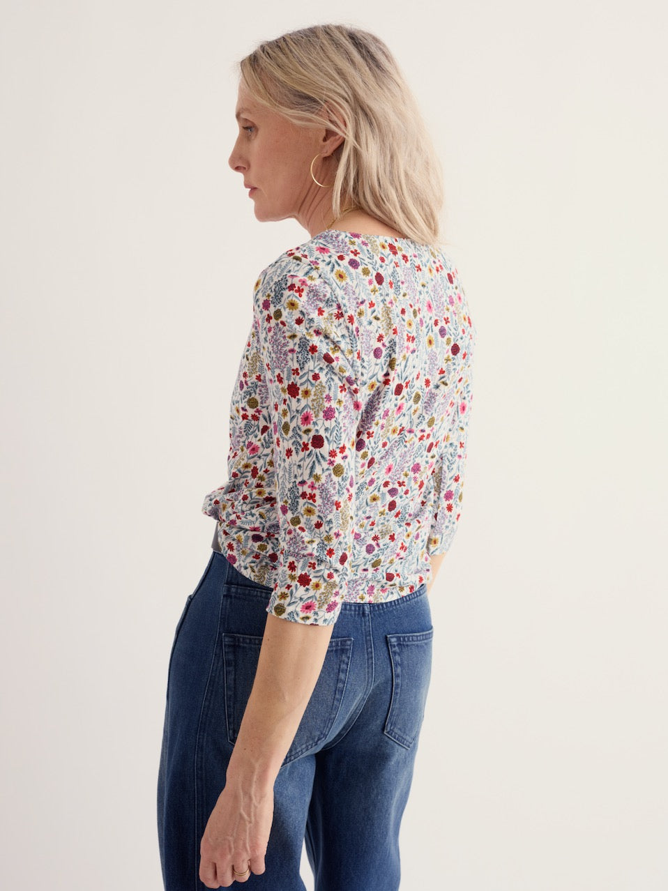 Seasalt Studio Glass 3/4 Sleeve Top