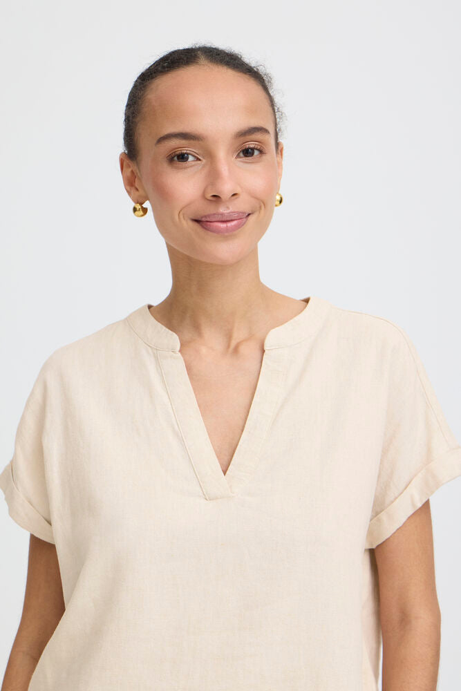 B.Young Falakka V-Neck Blouse