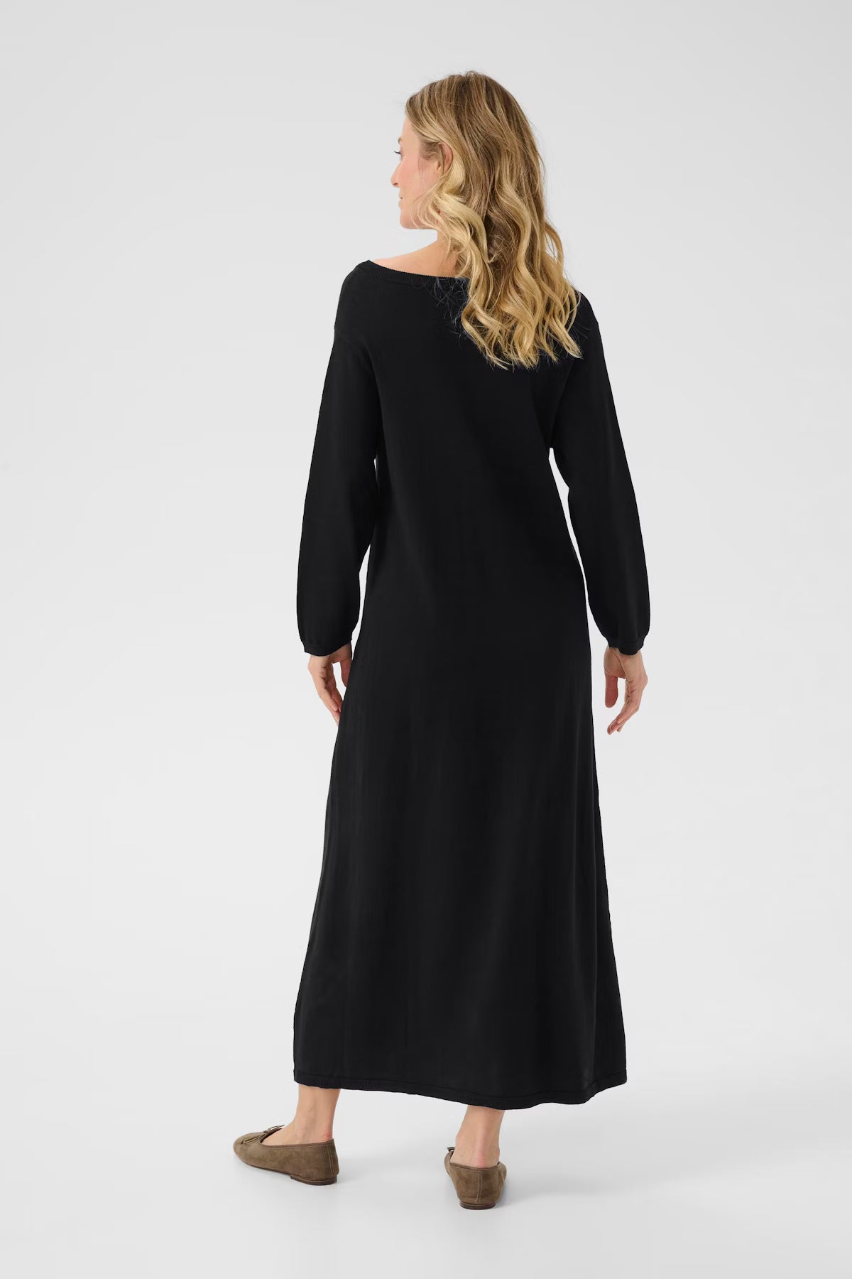 Cream Villea Knit Dress