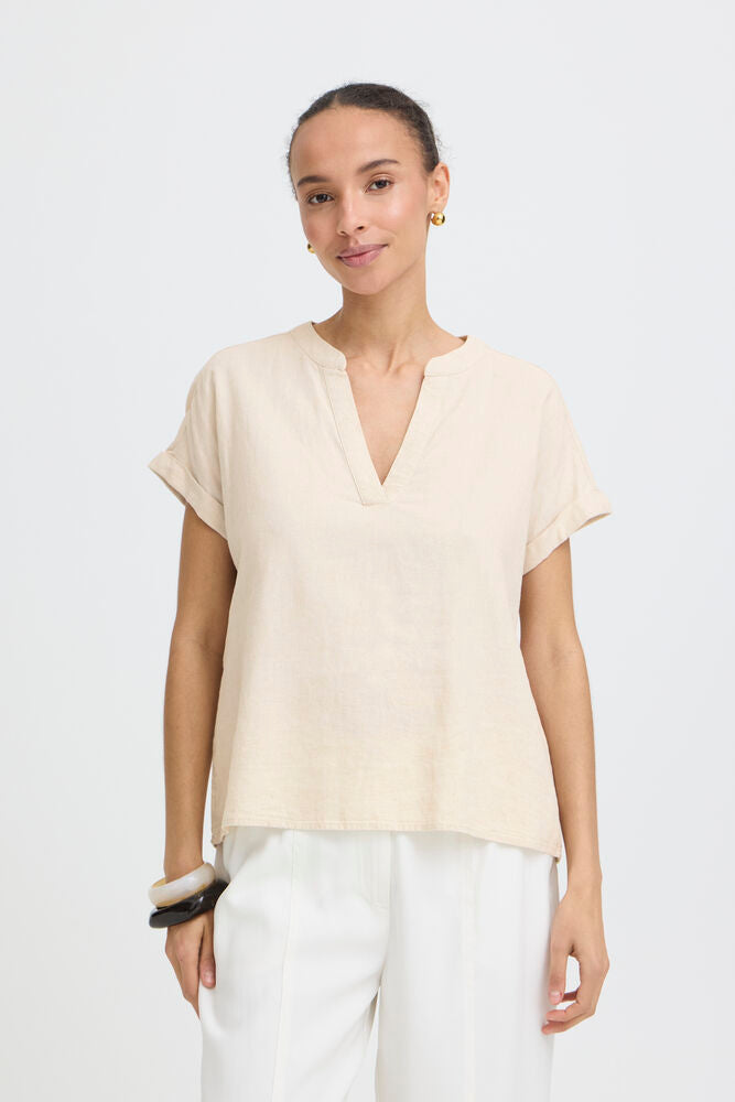 B.Young Falakka V-Neck Blouse