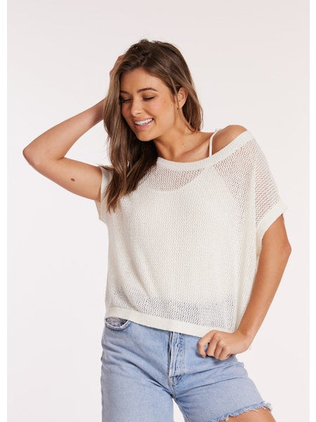 Mododoc Boxy Dolman Summer Layering Sweater