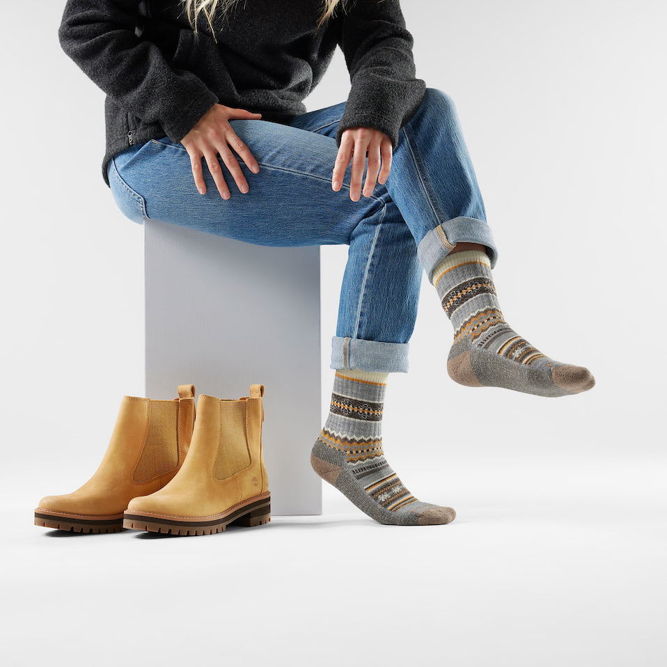 Smartwool Unisex Everyday Cozy Cabin Snowed In Sweater Sock