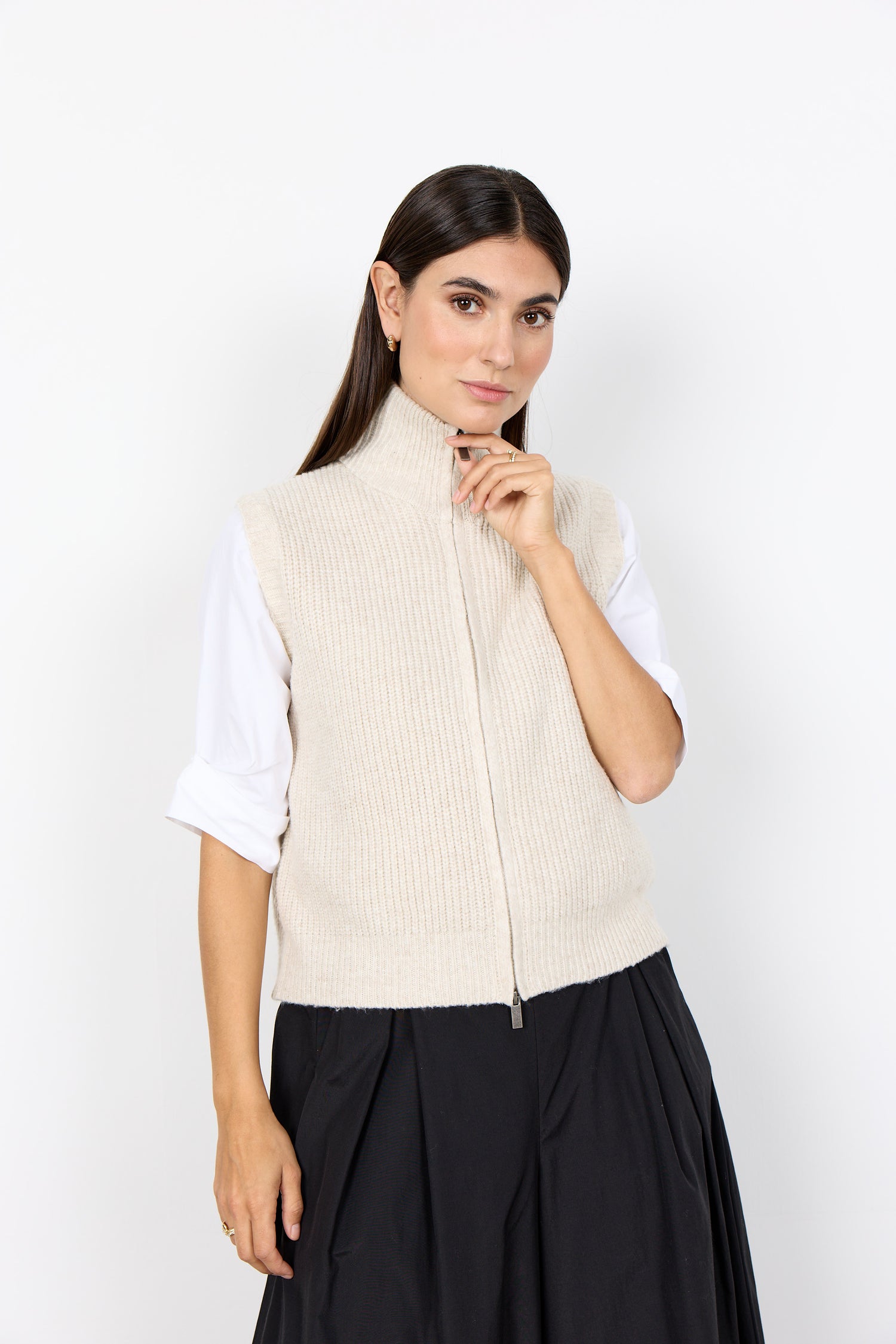 Soya Concept Gith Zip Up Vest