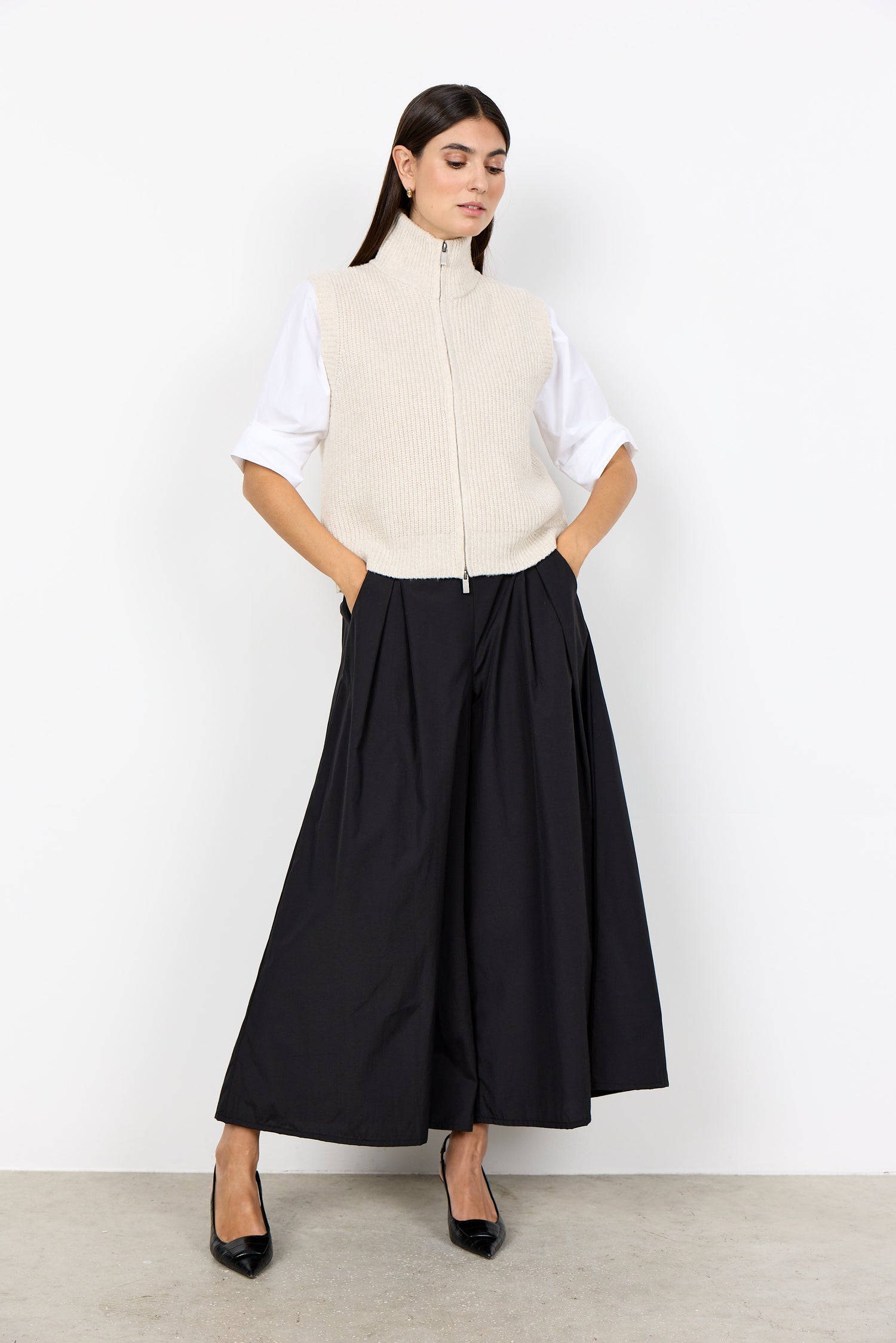 Soya Concept Gith Zip Up Vest